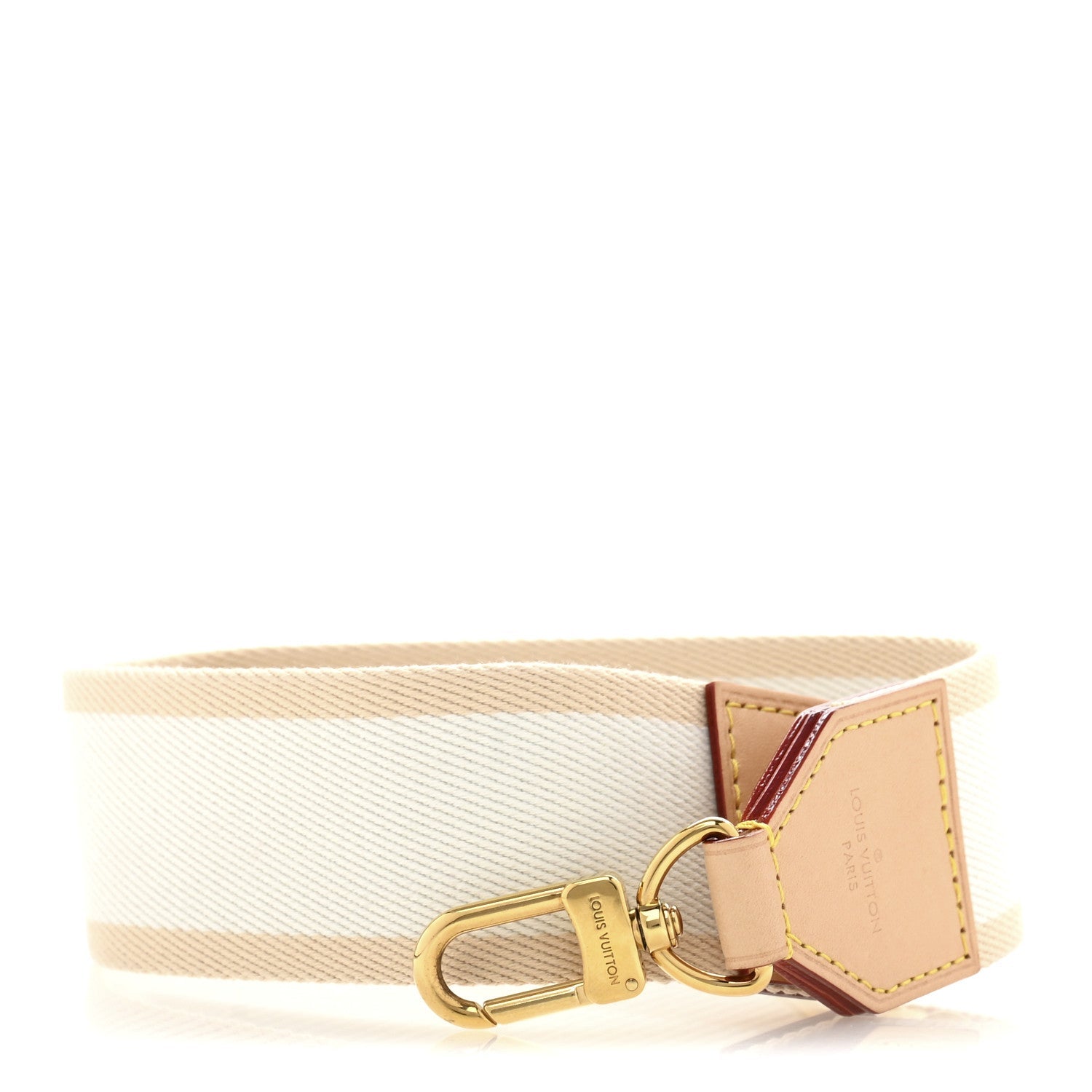 Monogram Vibe LV Shoulder Strap Beige White