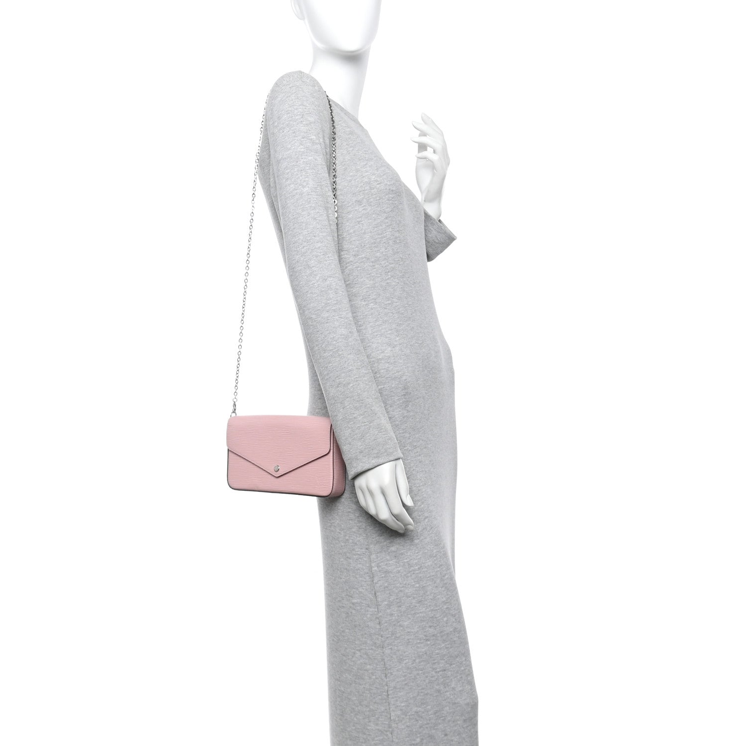 Epi Pochette Felicie Rose Ballerine