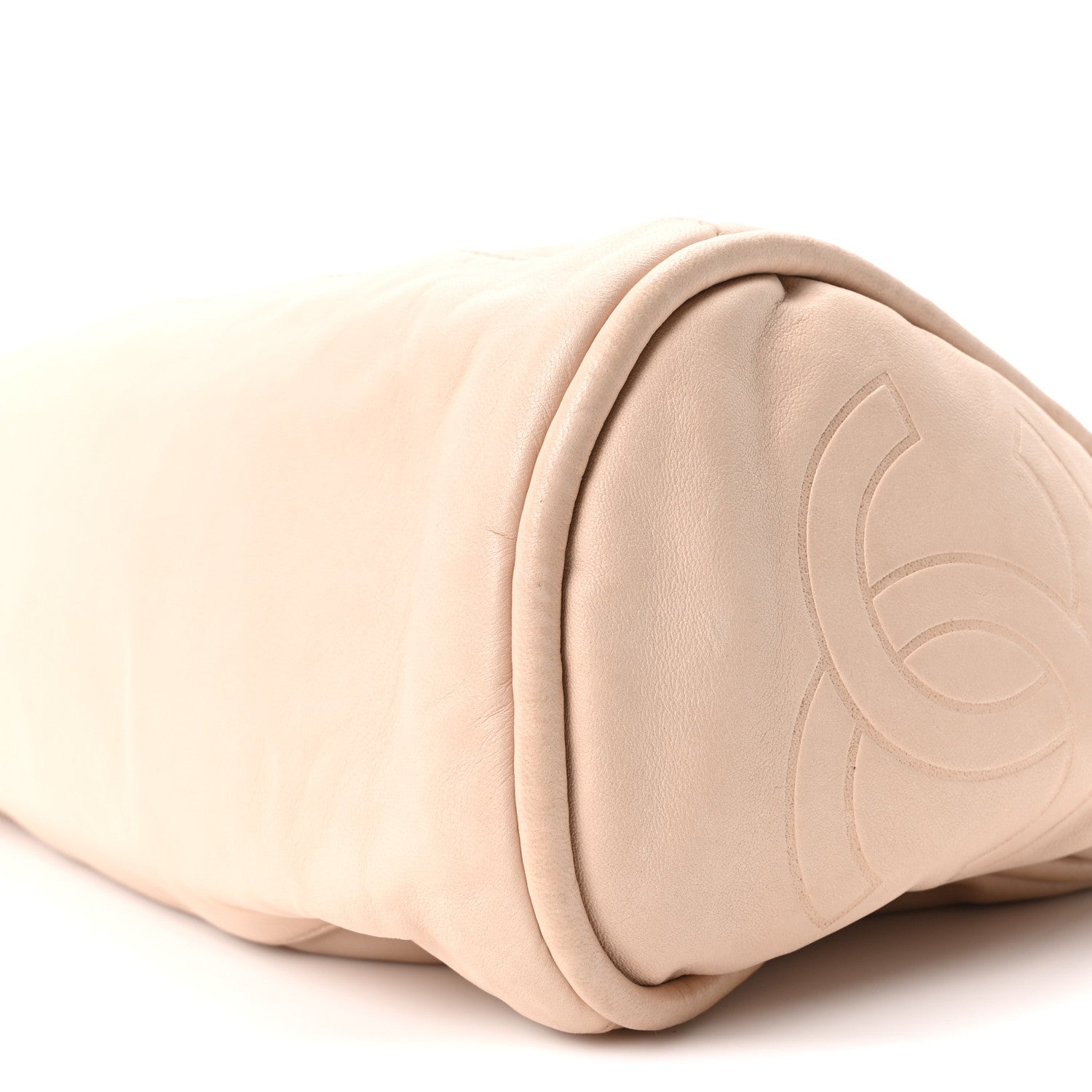 Lambskin Large Ultimate Soft Tote Beige