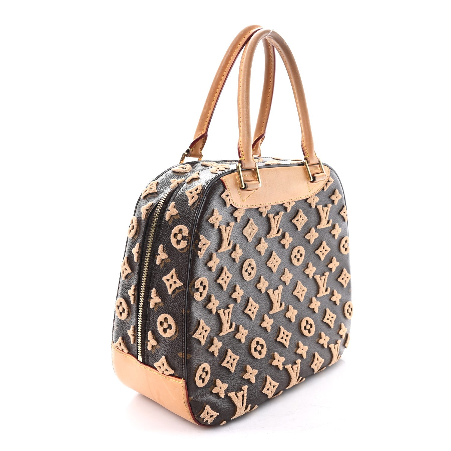 Monogram Tuffetage Deauville Cube Caramel