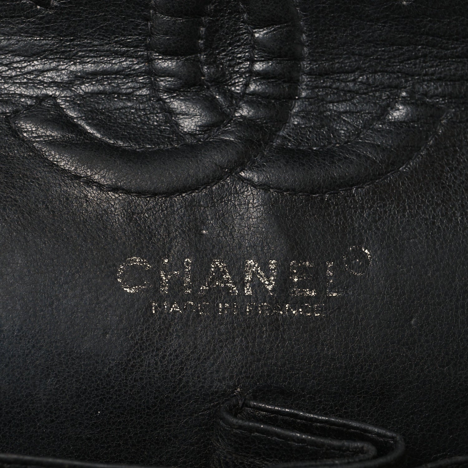 Caviar Quilted Small Double Flap Black