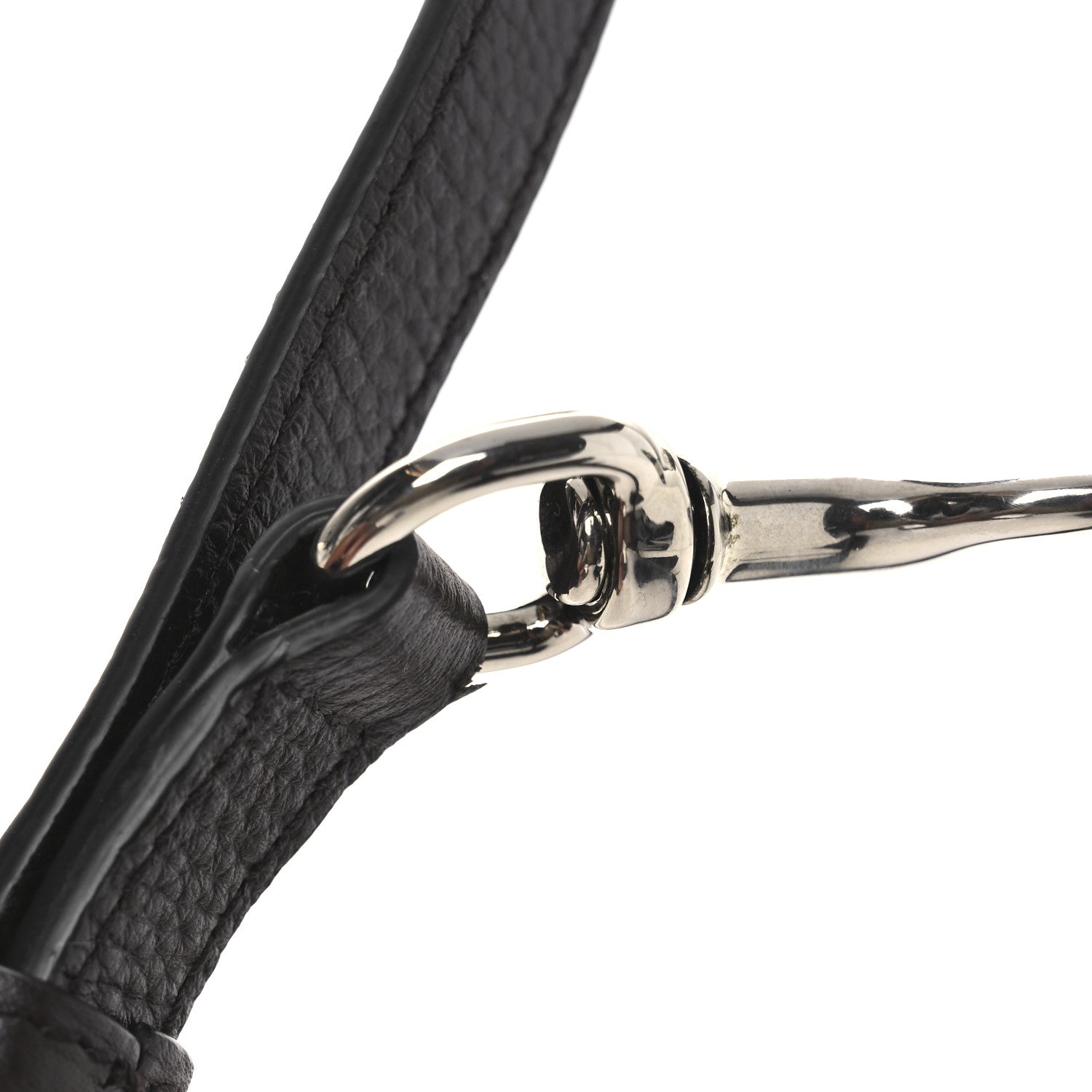 Pebbled Calfskin Mini B Shoudler Bag Brown