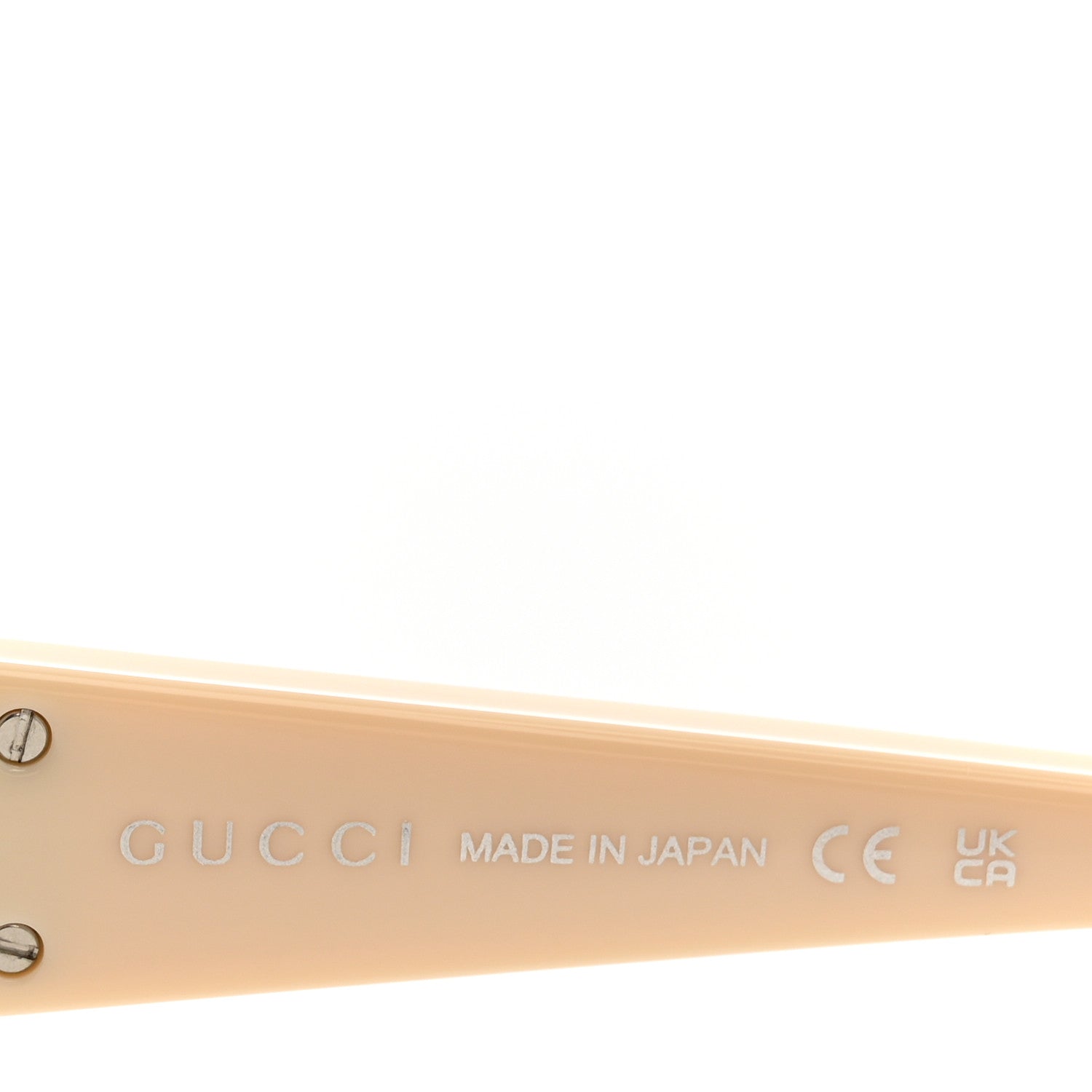 Acetate Oval Sunglasses GG1660S Ivory