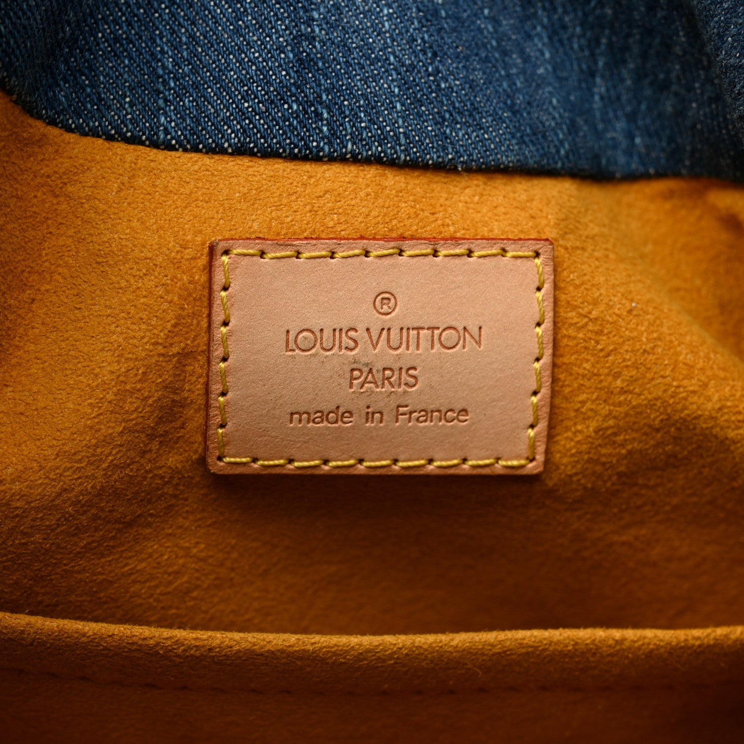 Monogram Denim Pleaty Blue