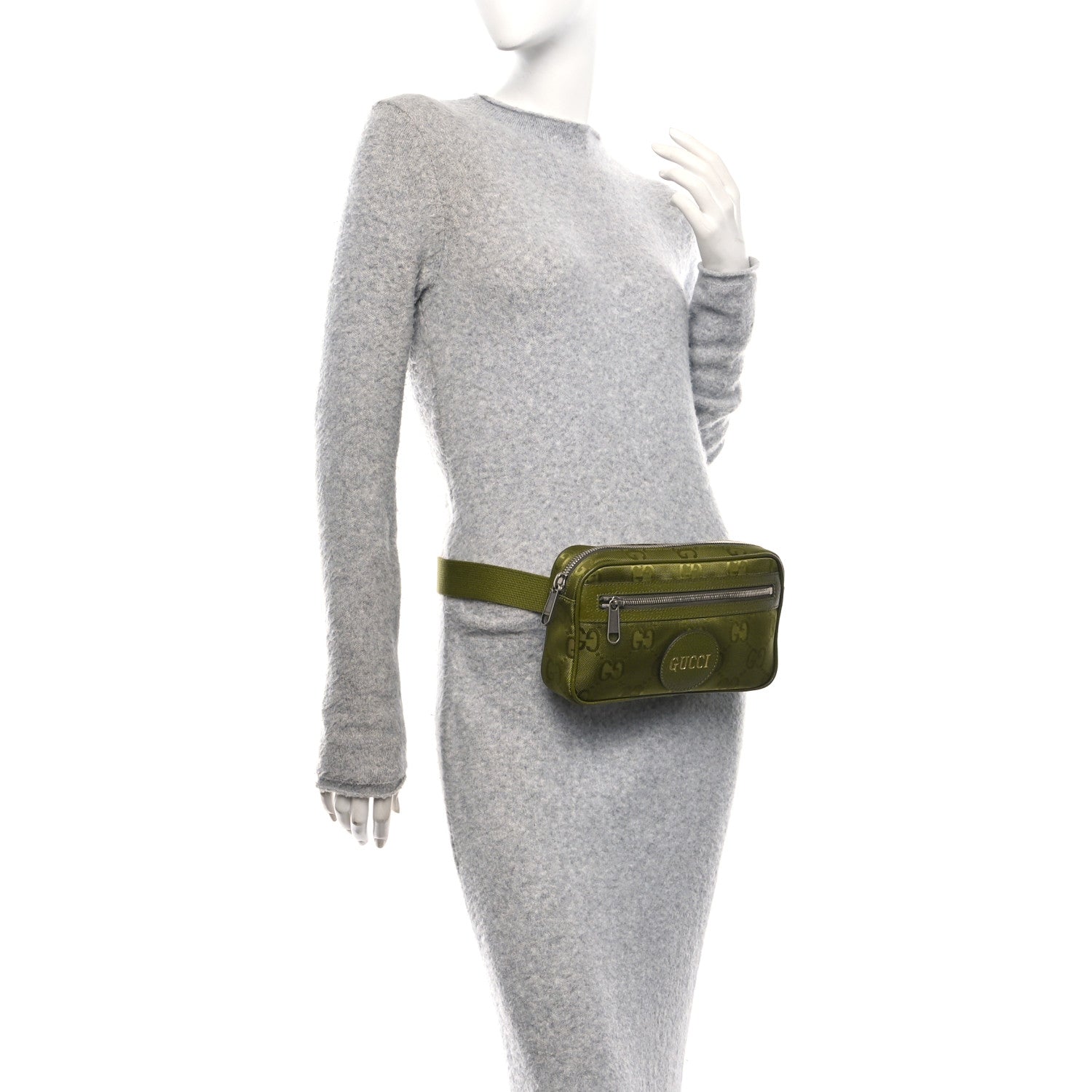 Econyl Nylon Monogram Off The Grid Belt Bag Juniper Green