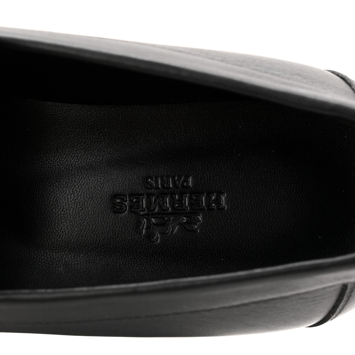Calfskin Womens Faubourg Loafers 36 Black