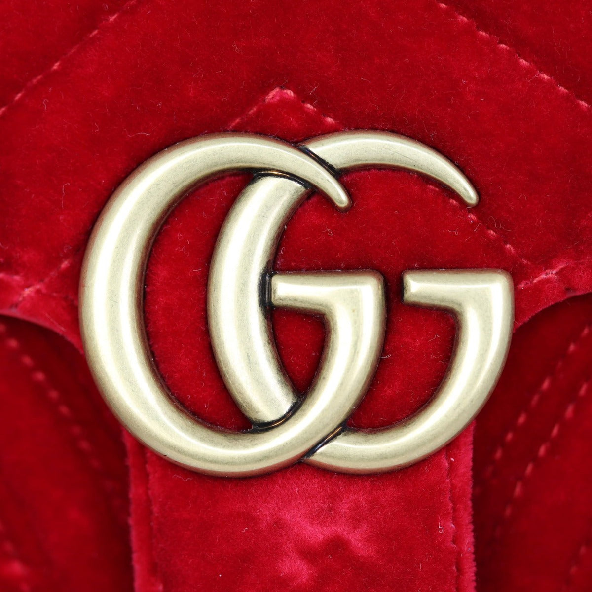 Gucci GG Marmont Velvet Mini Shoulder Bag