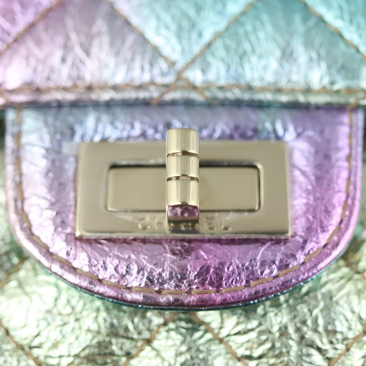 Chanel Rainbow Metallic Reissue Mini Flap Bag