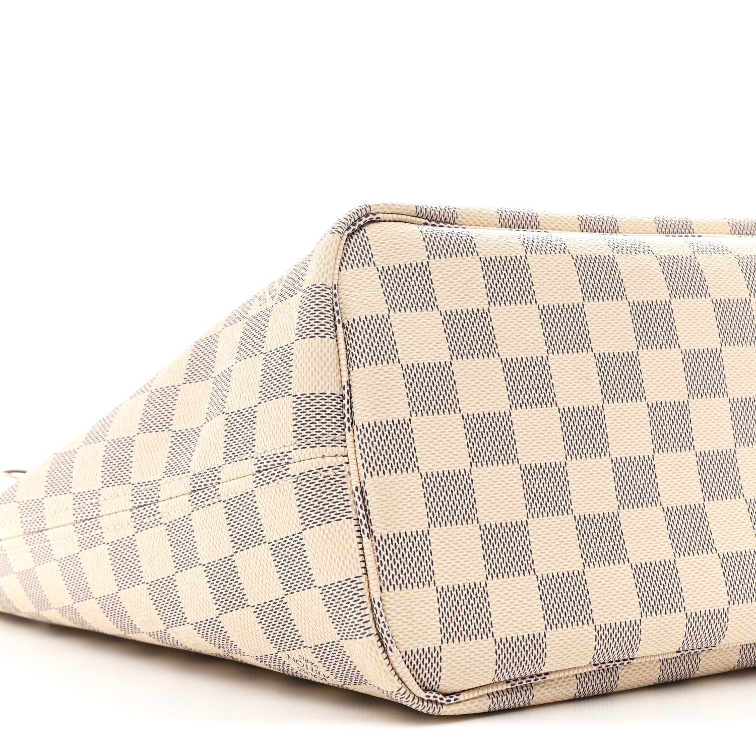 Damier Azur Braided Neverfull MM Pink