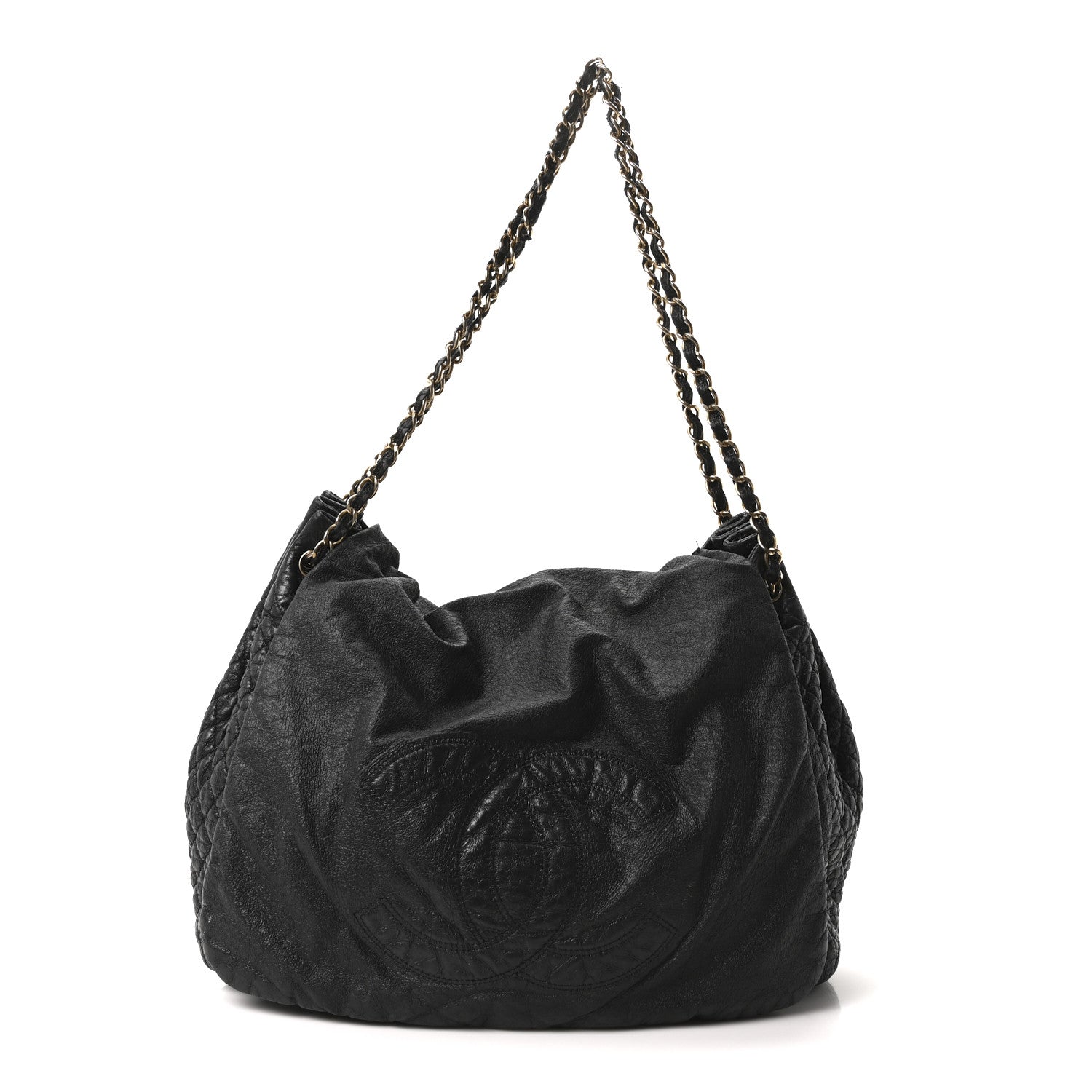 Vinyl XL Rock and Chain Flap Black