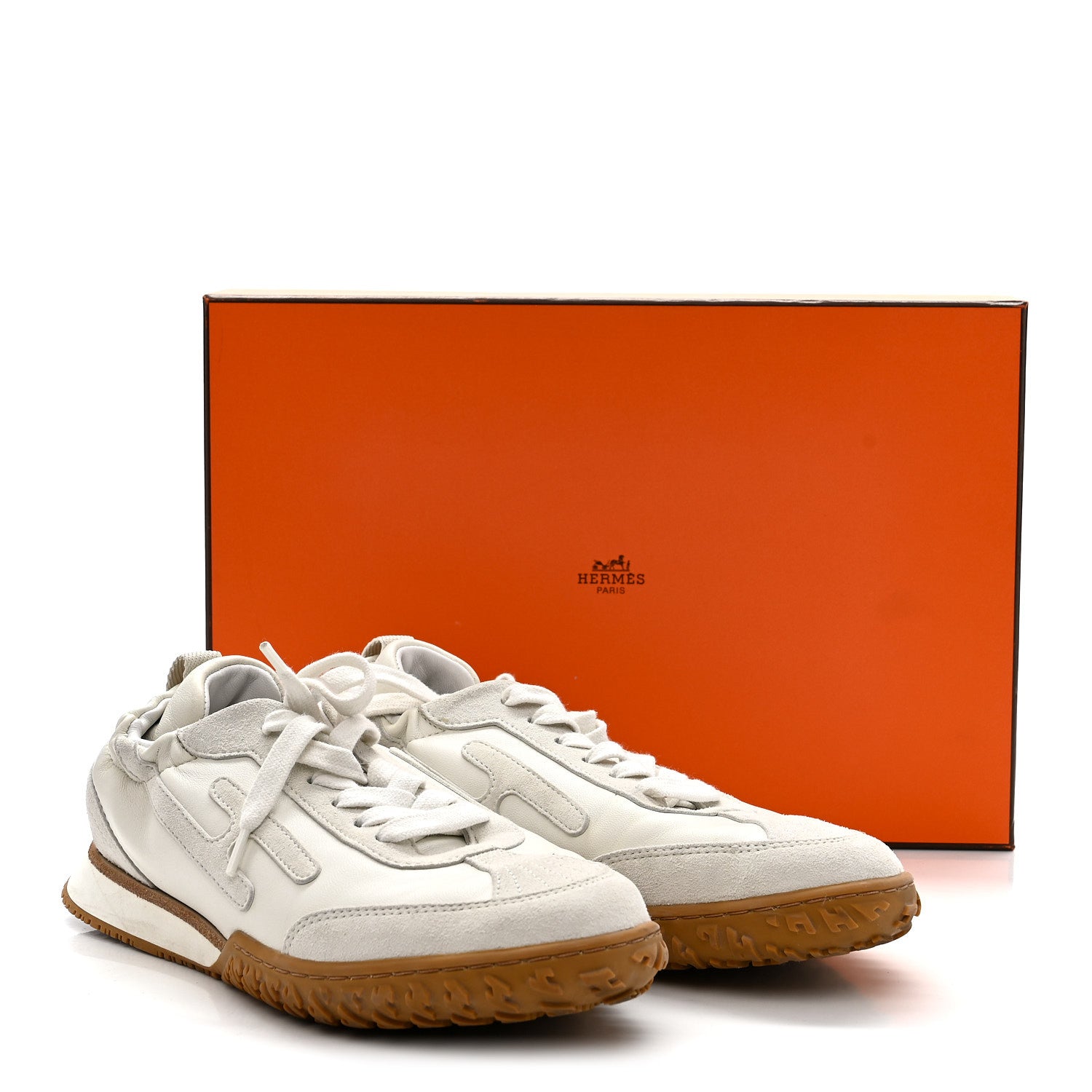 Nappa Suede Goatskin Jet Sneakers 36.5 White