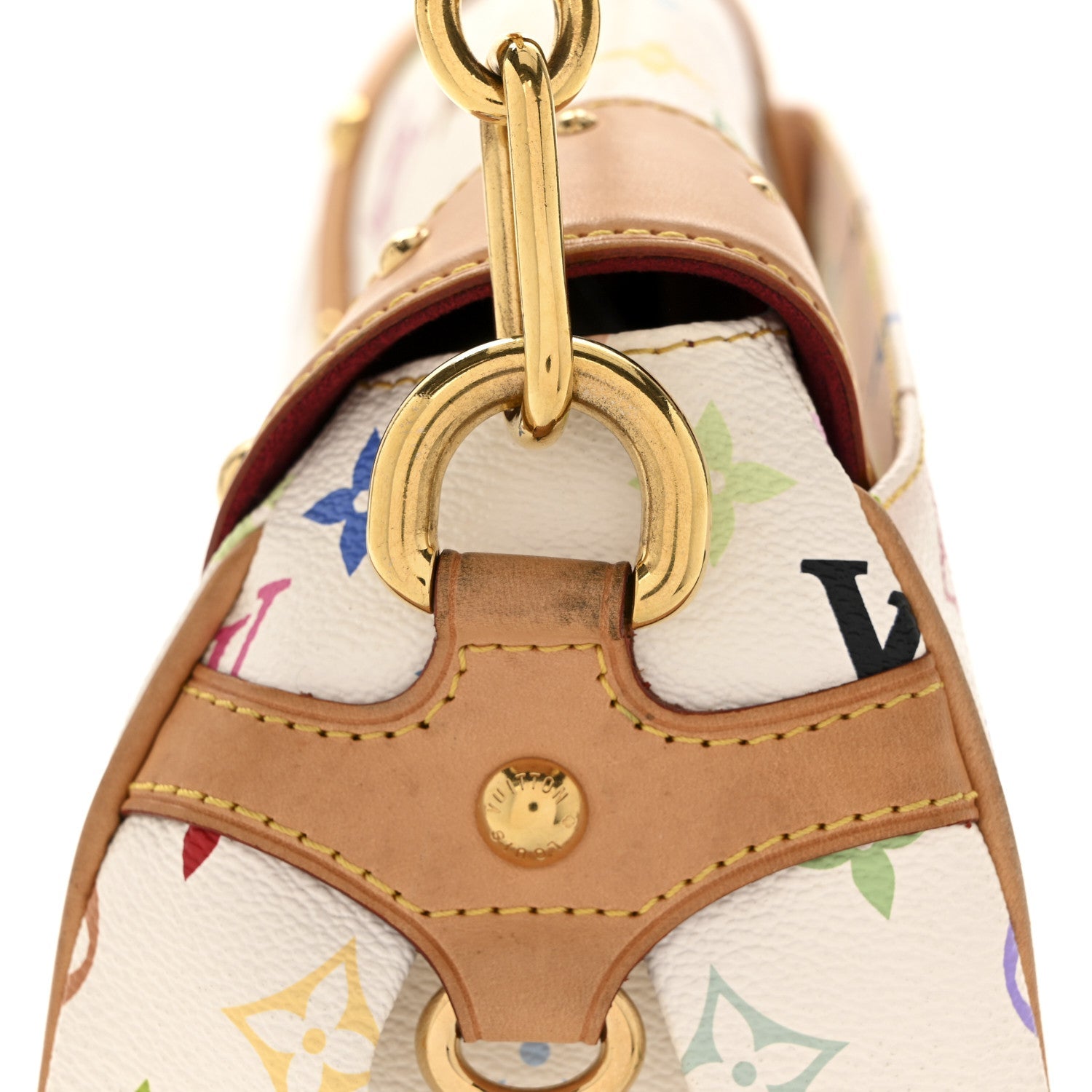Monogram Multicolor Beverly MM White