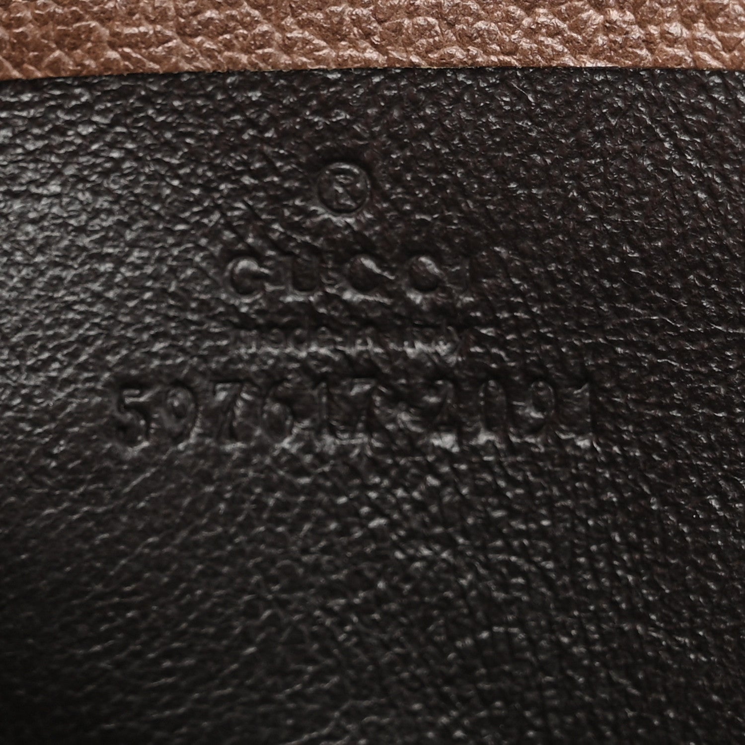 GG Supreme Monogram Ophidia Card Holder Brown