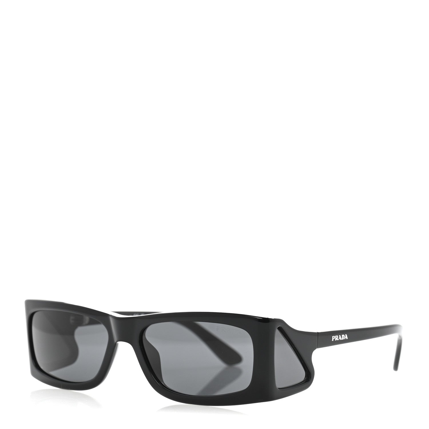 Acetate Rectangular Sunglasses SPR B03 Black