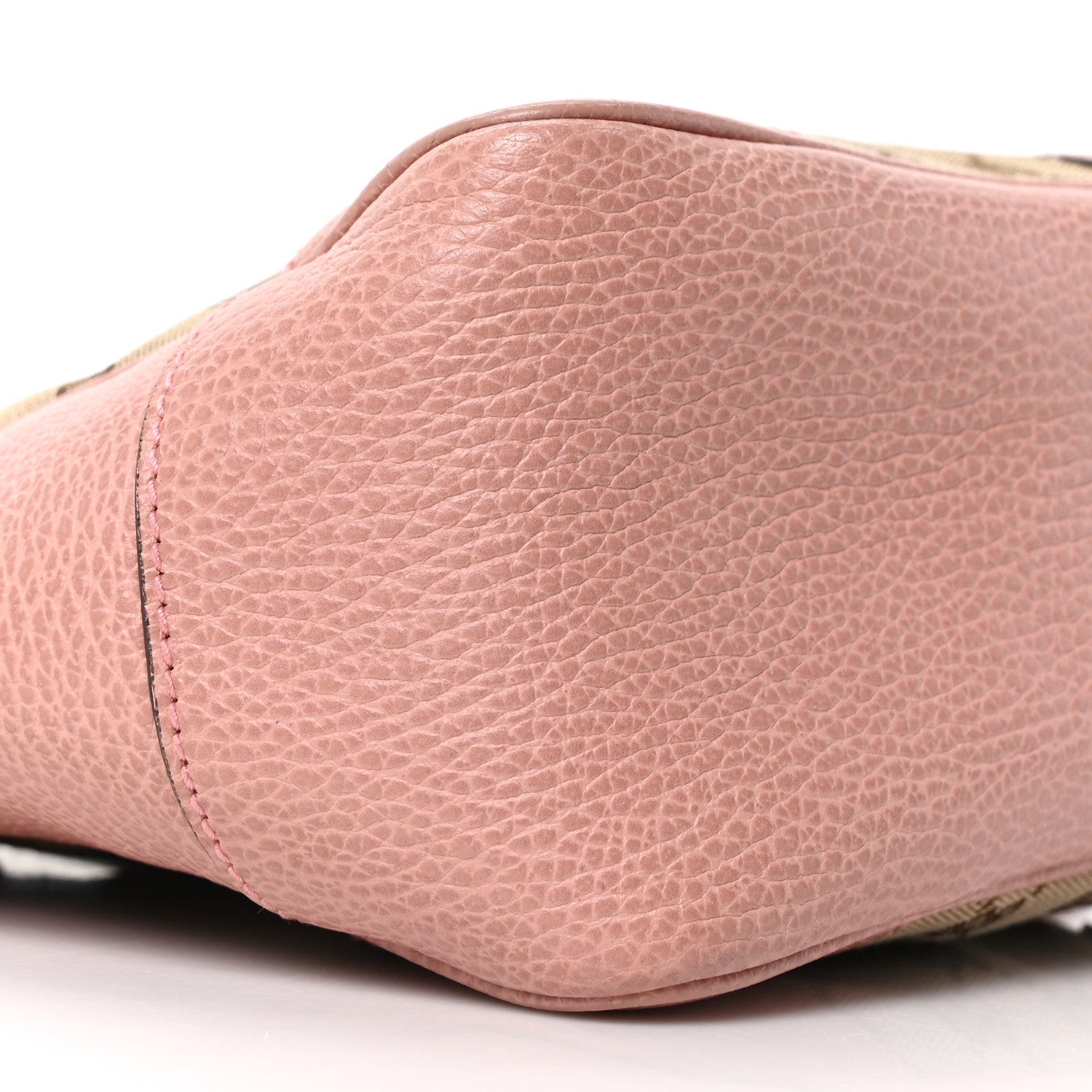 Monogram Small Bree Tote Beige Soft Pink
