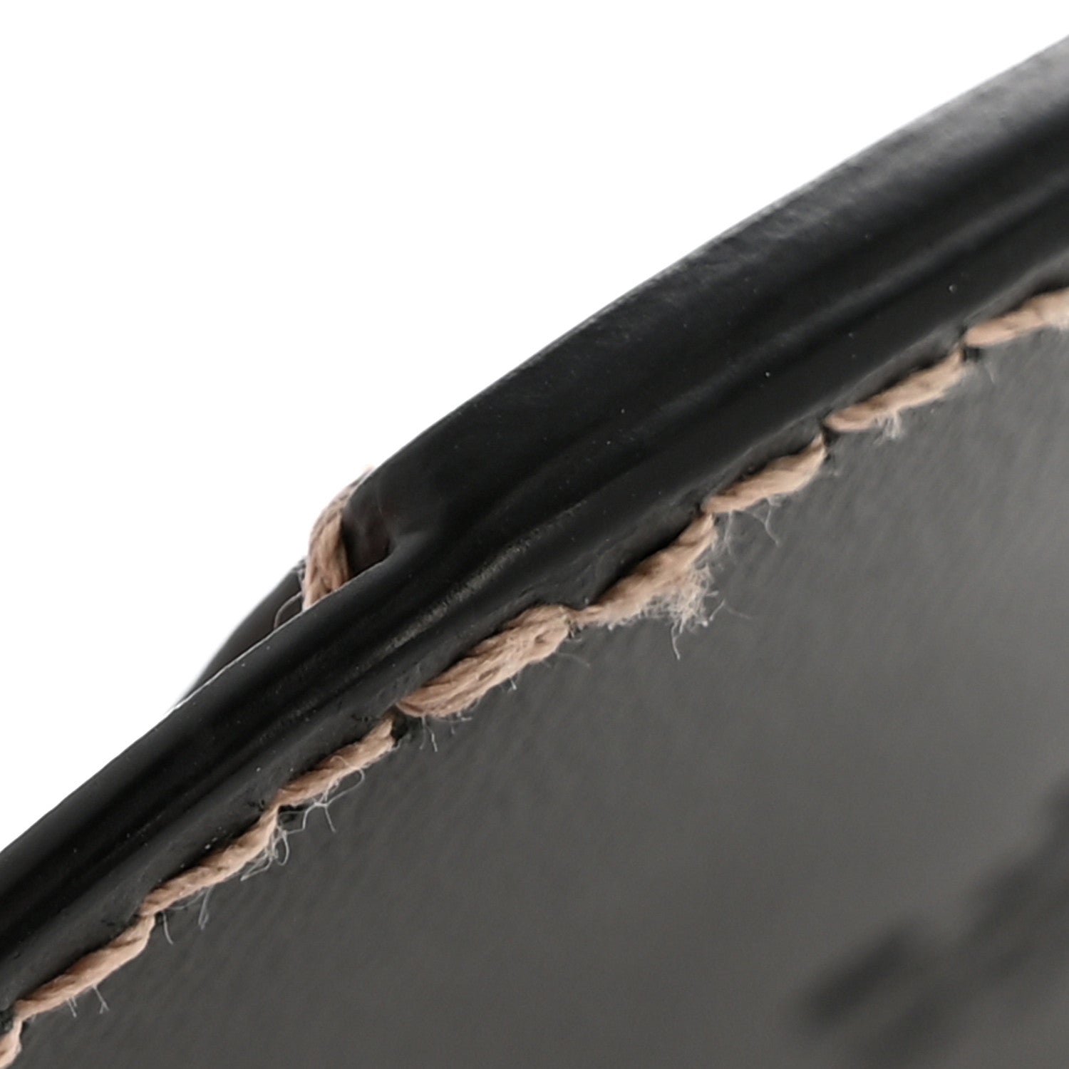 Calfskin Luggage Tag Black