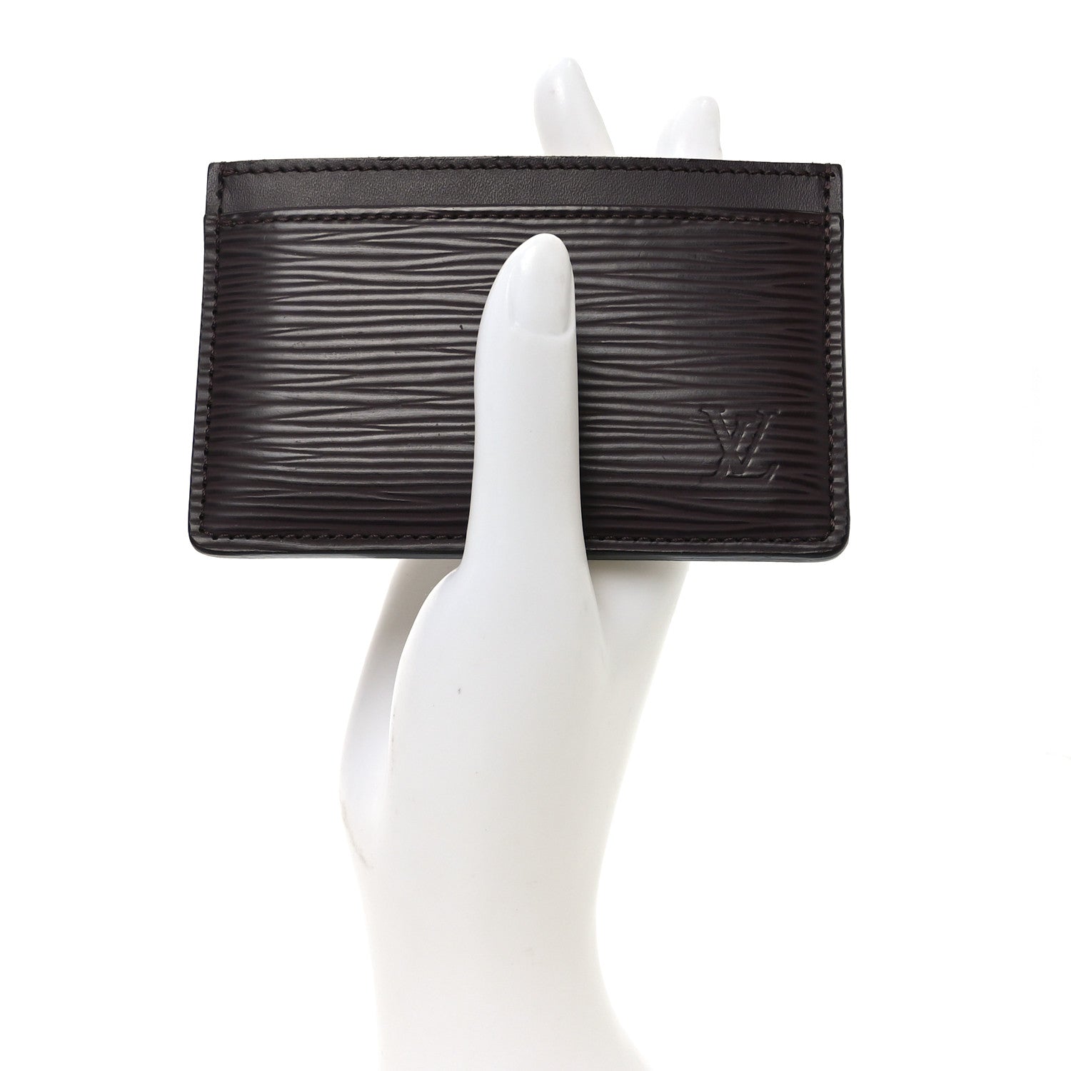 Epi Card Holder Moka
