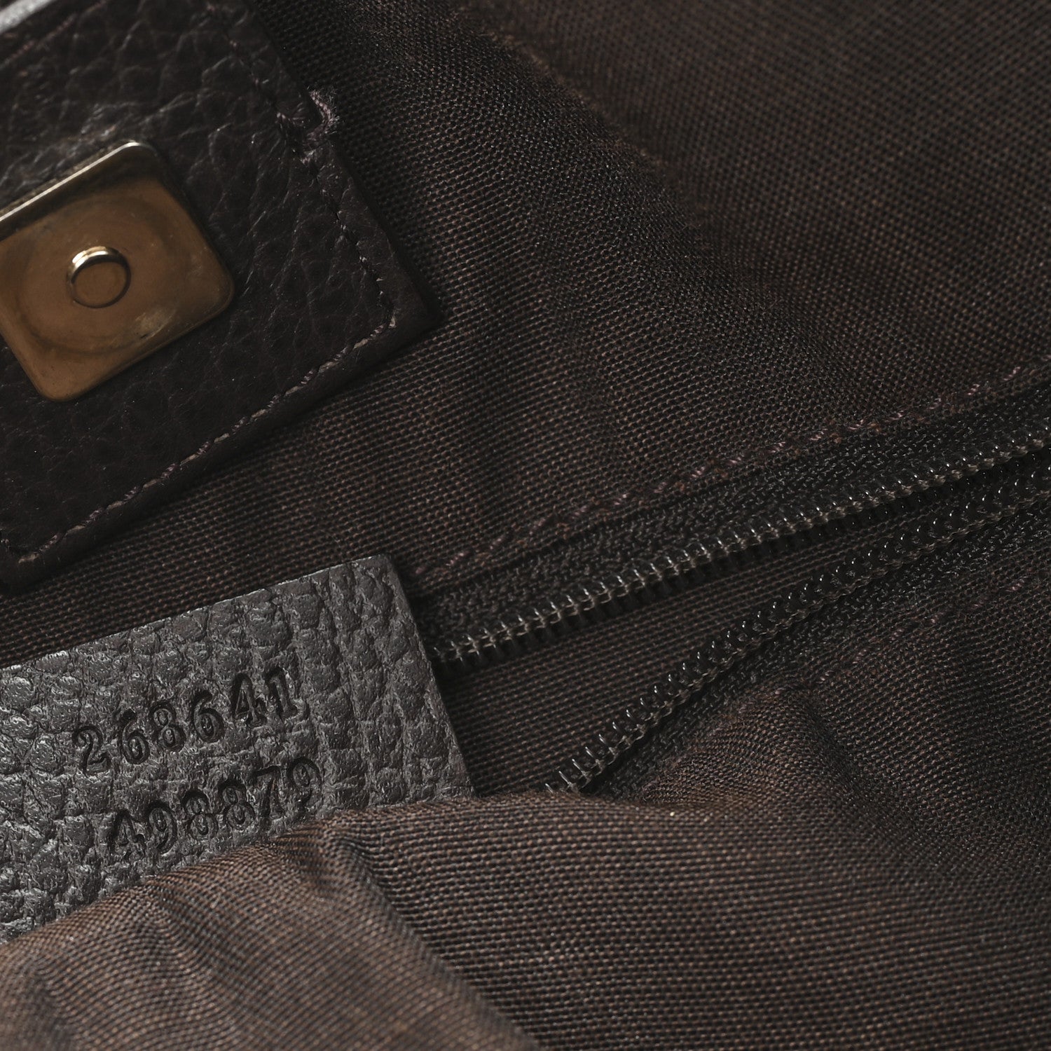 Monogram Medium Abbey Convertible Tote Dark Brown
