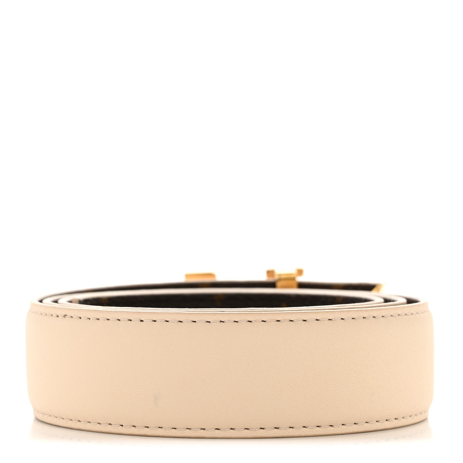 Monogram 30mm Pretty LV Reversible Belt 80 32 Beige