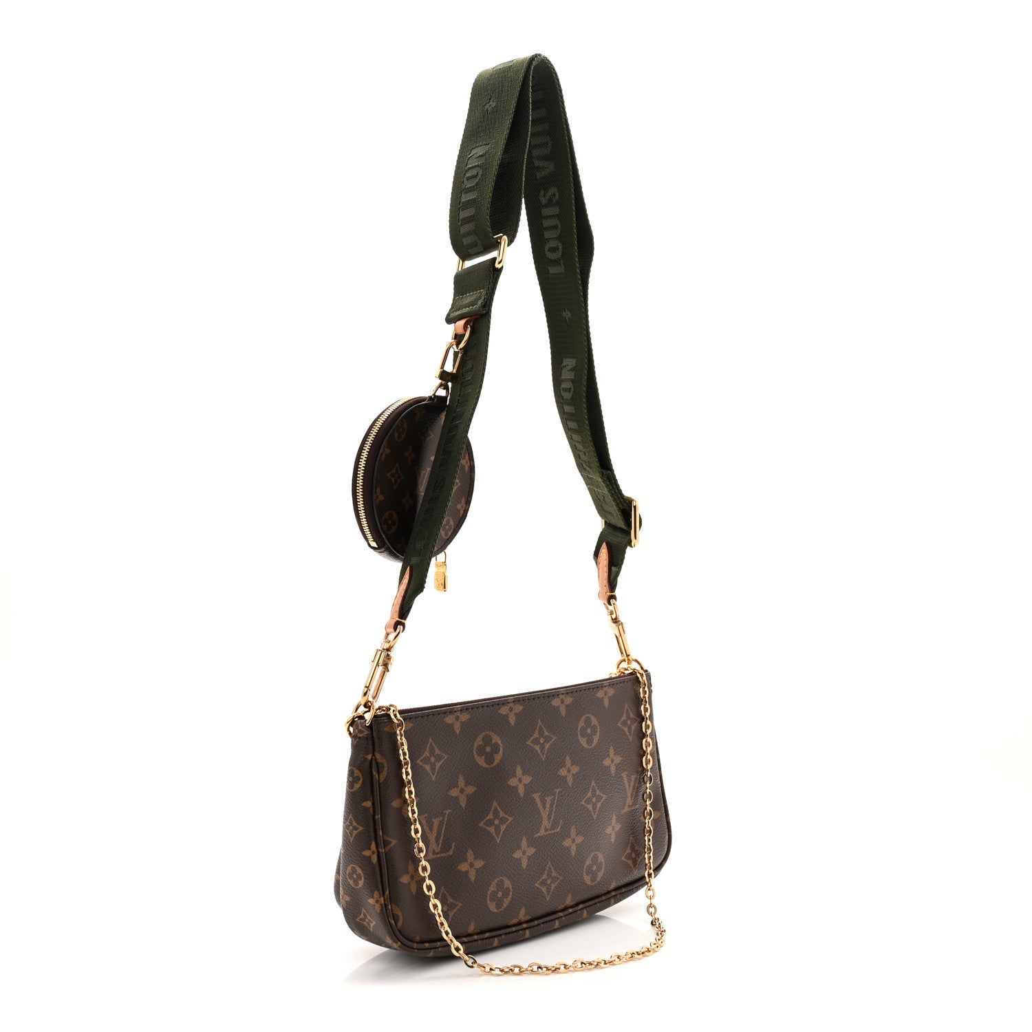 Monogram Multi Pochette Accessories Kaki