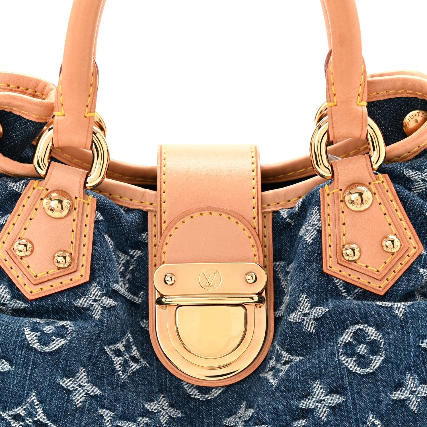 Monogram Denim Pleaty Blue
