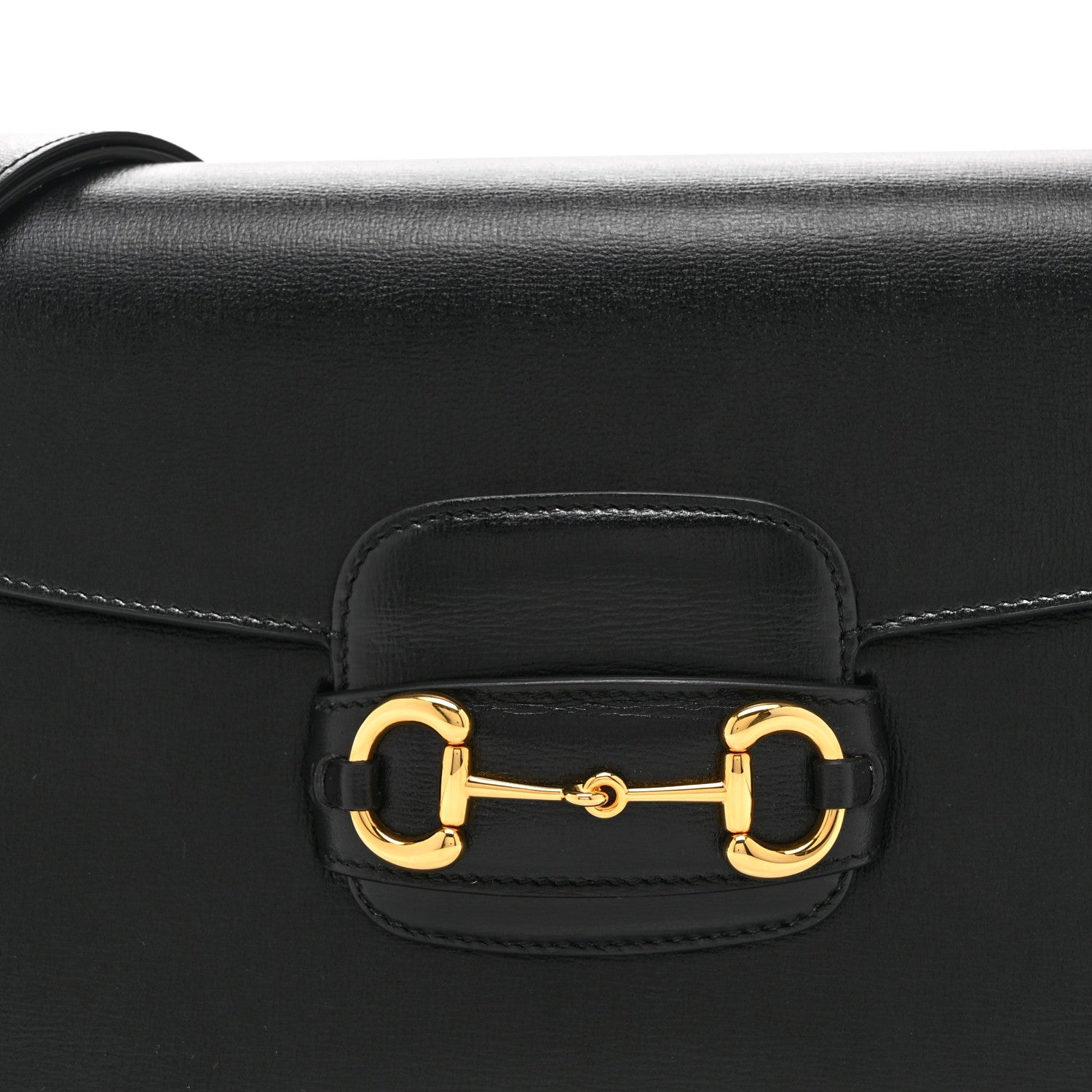 Azalea Calfskin Horsebit 1955 Shoulder Bag Black