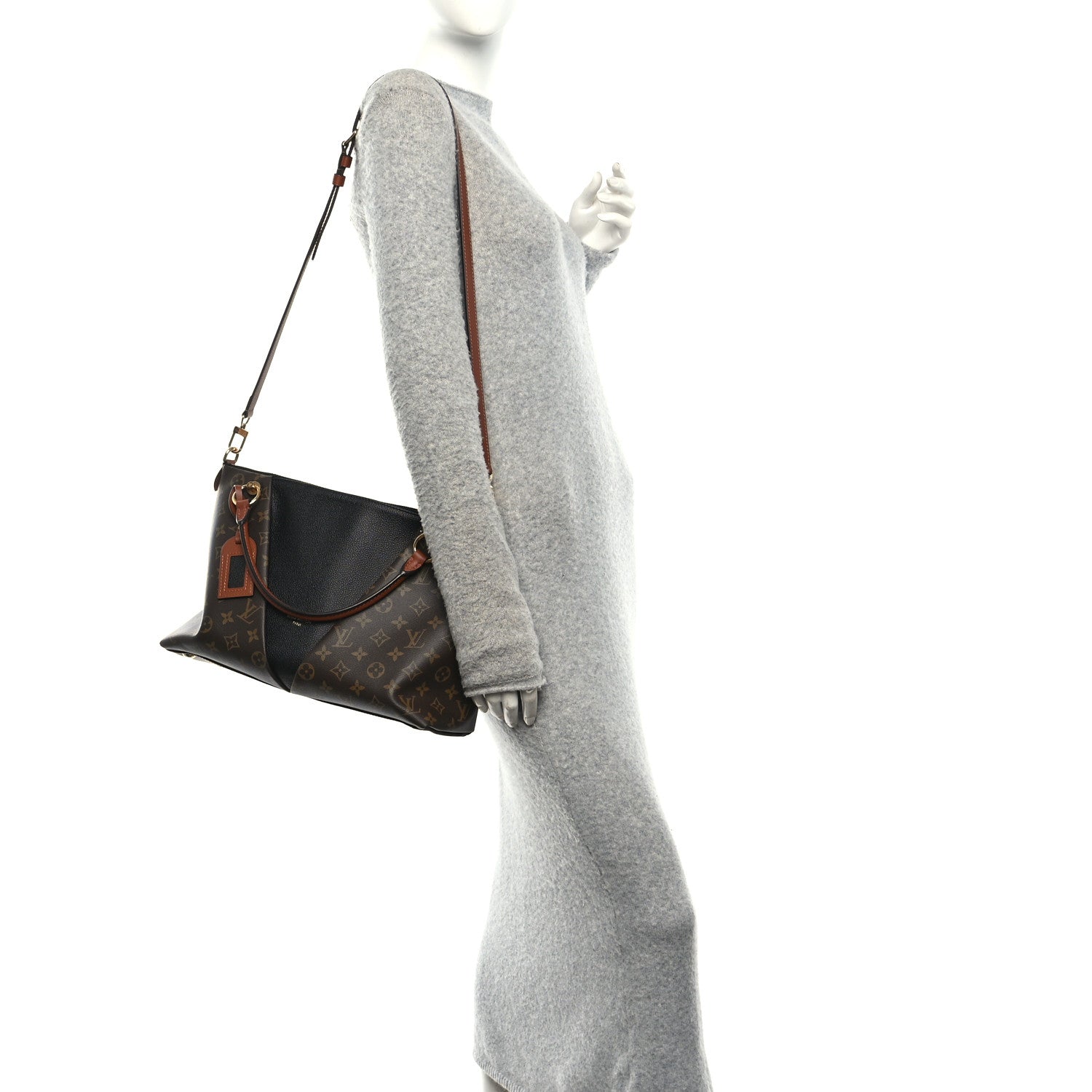 Monogram V Tote MM Black