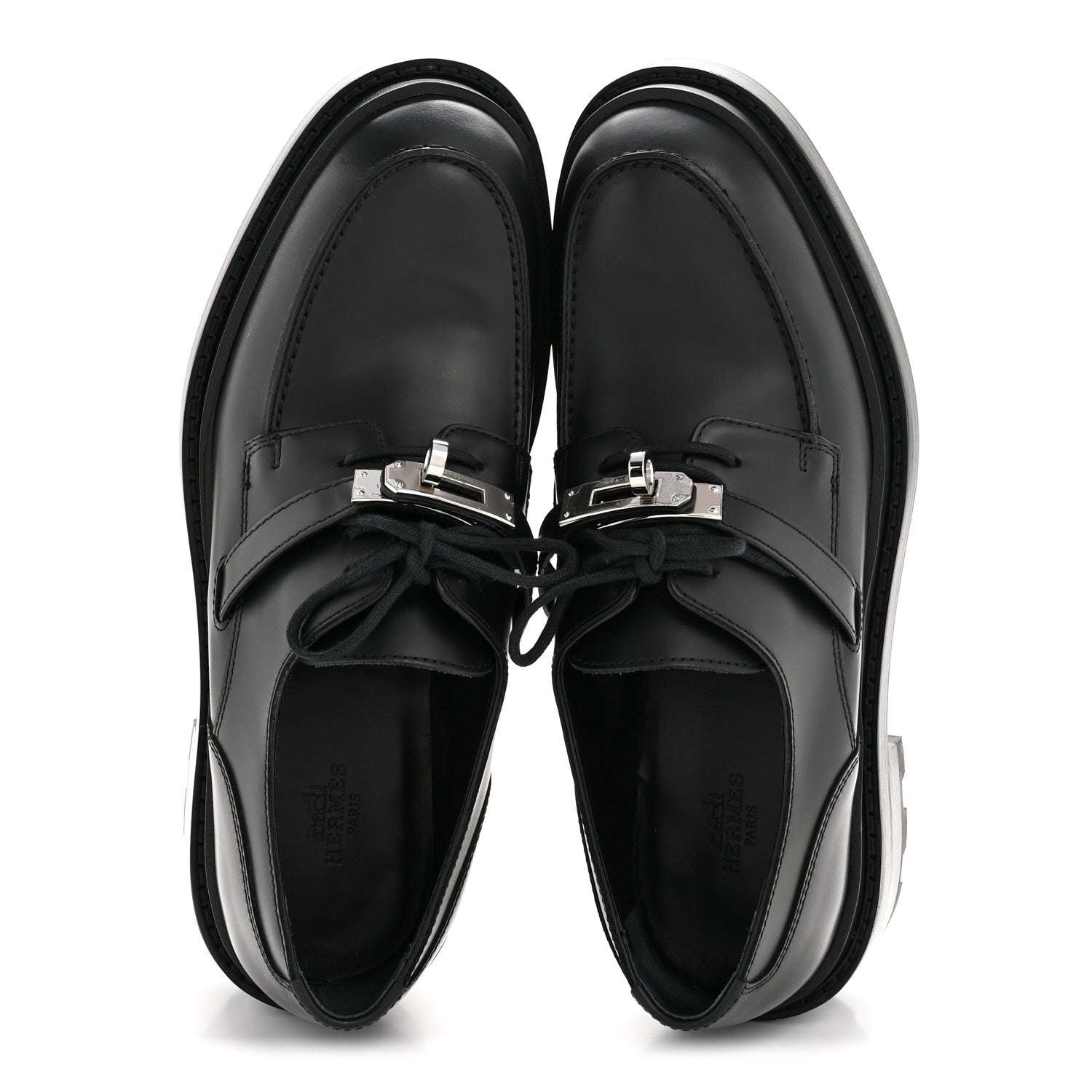Glossed Calfskin First Oxford 37 Black