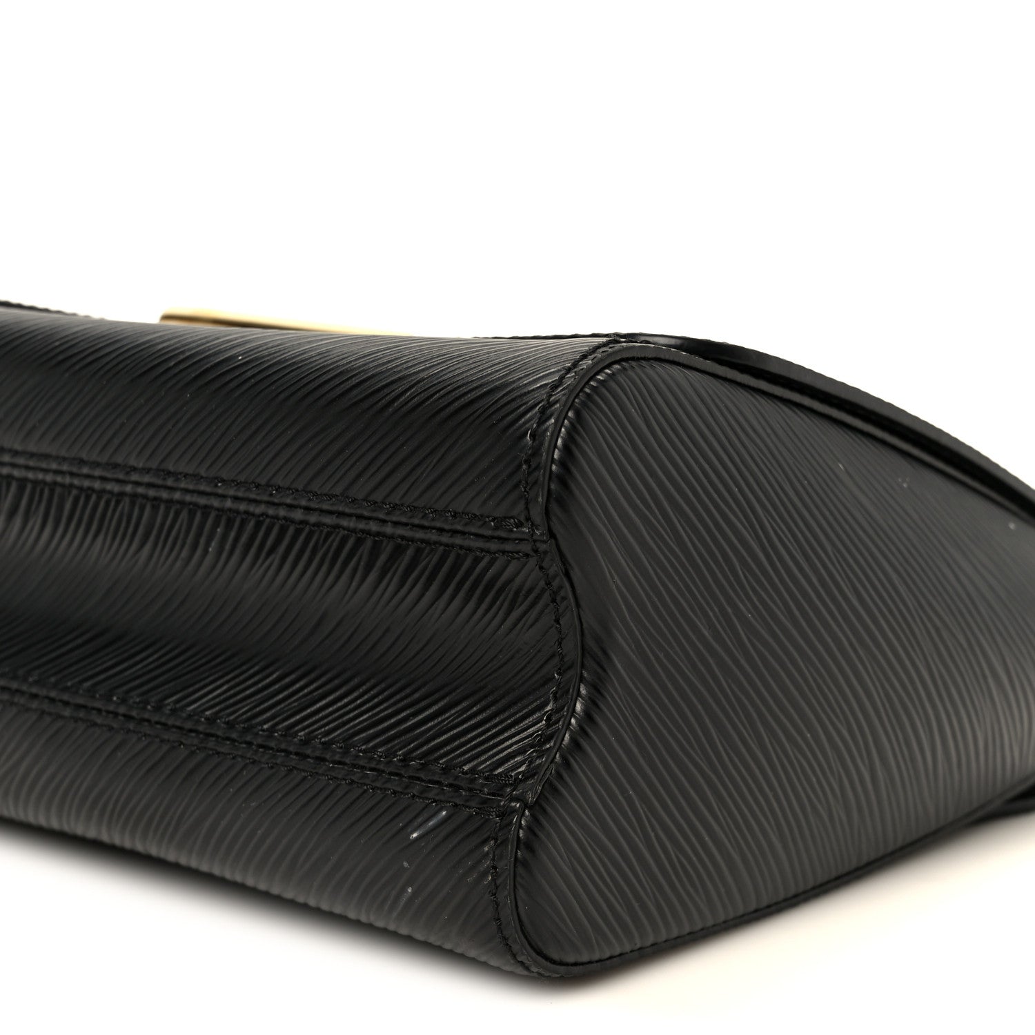 Epi Twist Braided Strap Shoulder Bag MM Black