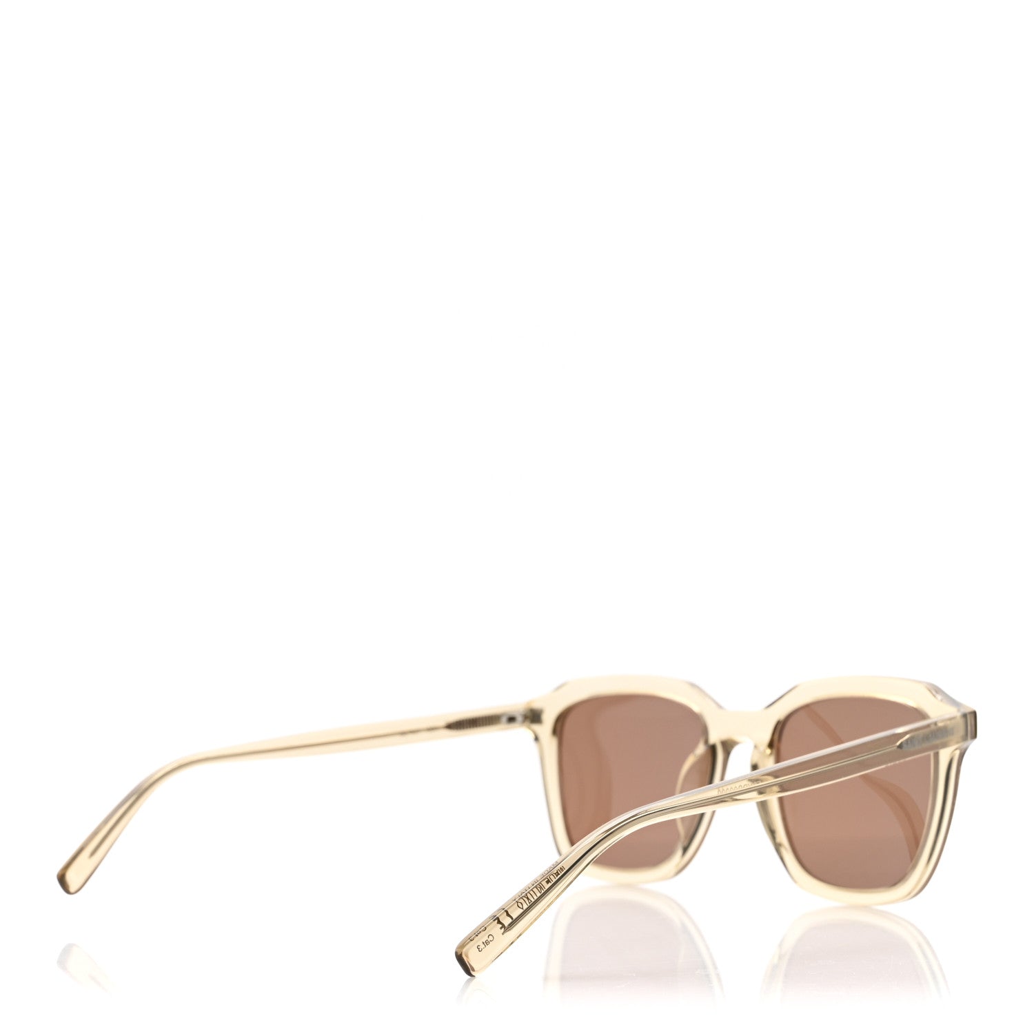 Transparent Acetate SL 457 Sunglasses Brown