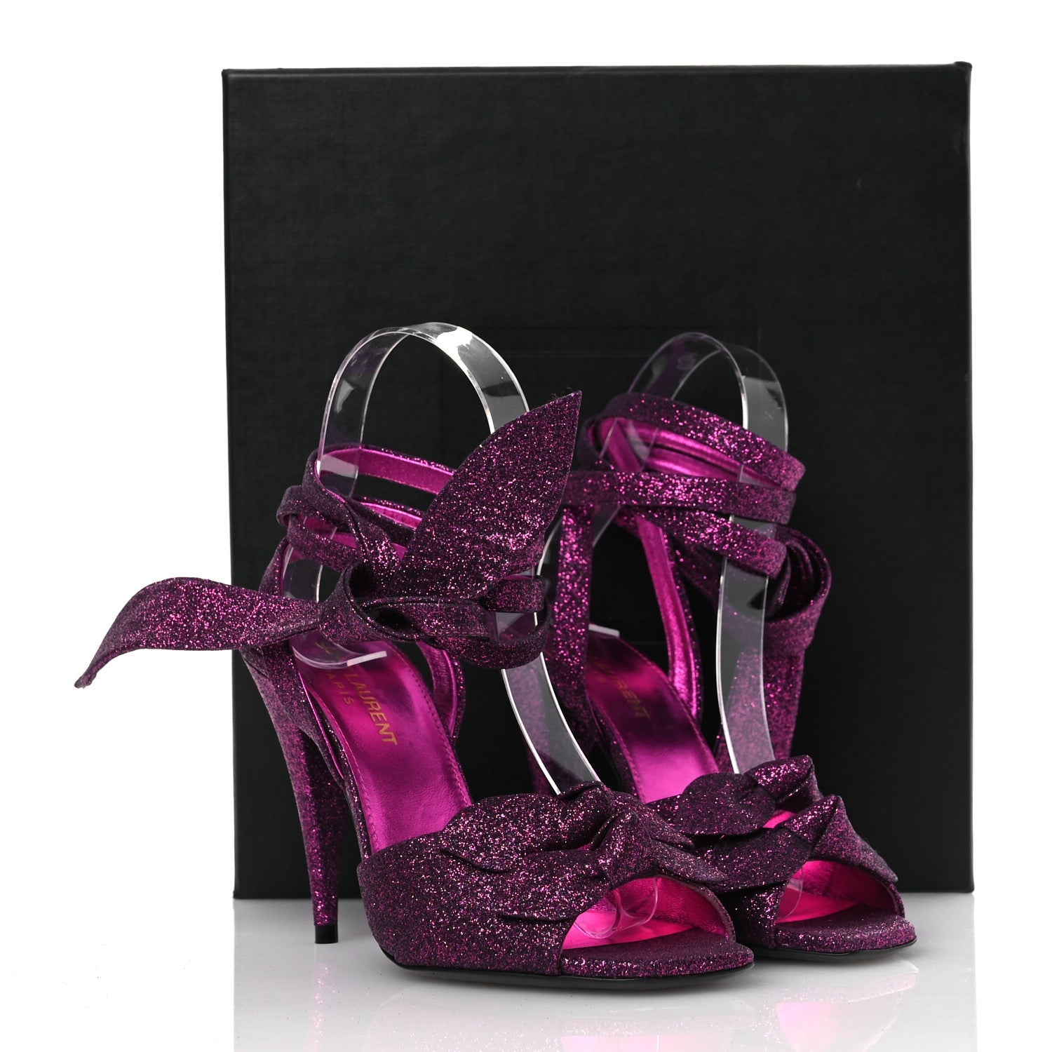 Bright Hasar Kiki 100 Ankle Strap Sandals 36.5 Fucxia