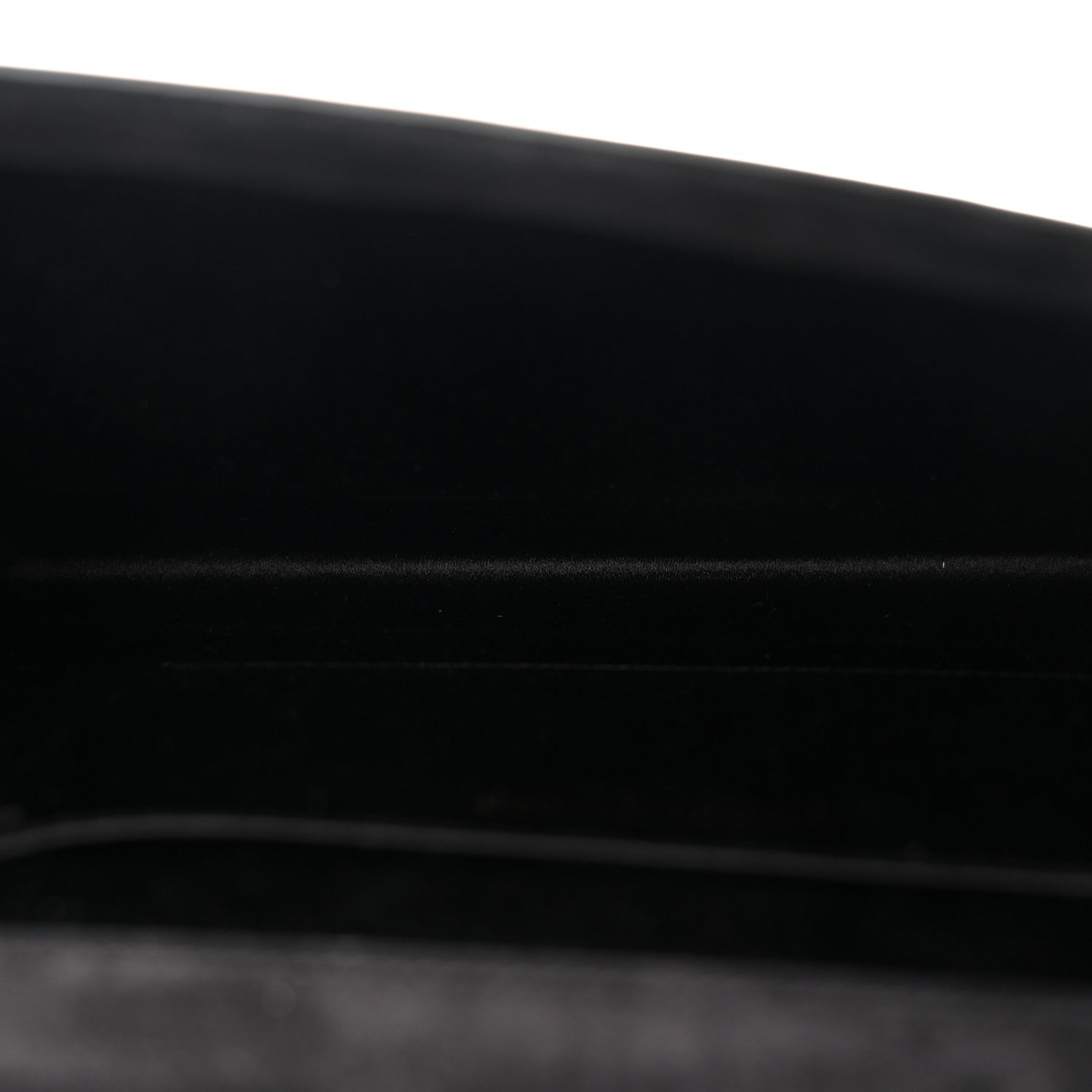 Patent Calfskin Monogram Large Belle De Jour Clutch Black