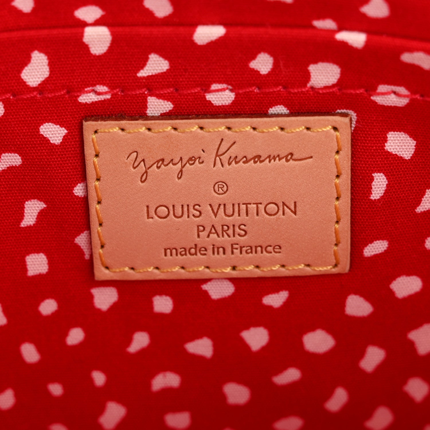Vernis Kusama Infinity Dots Pochette Accessories Red