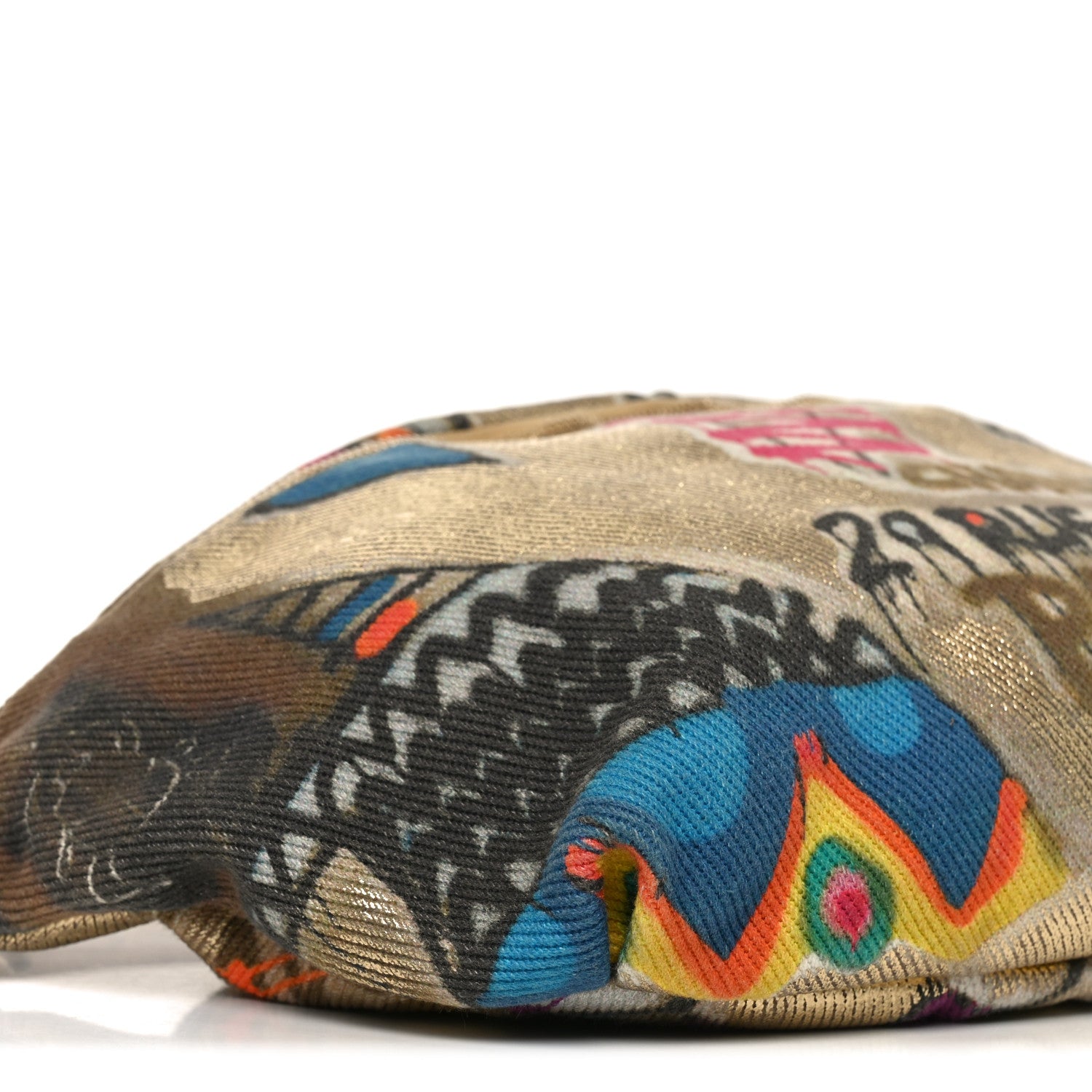Graffiti Printed Canvas Street Spirit Waist Belt Bag Multicolor