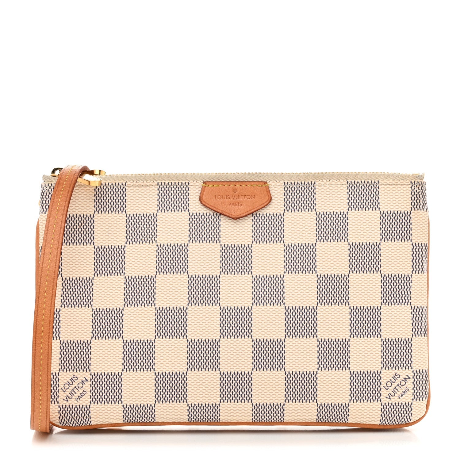 Damier Azur Double Zip Pochette
