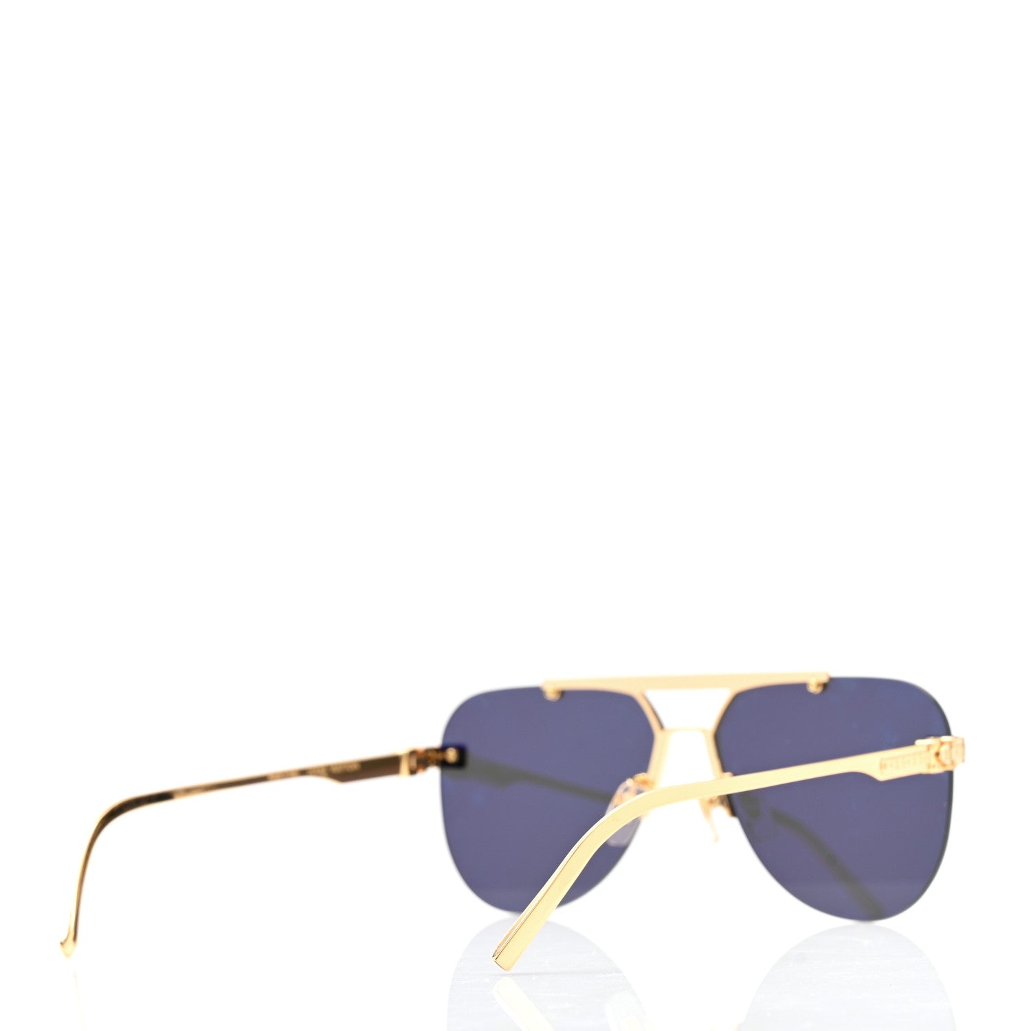 Metal LV Ash Sunglasses Z1261E Gold