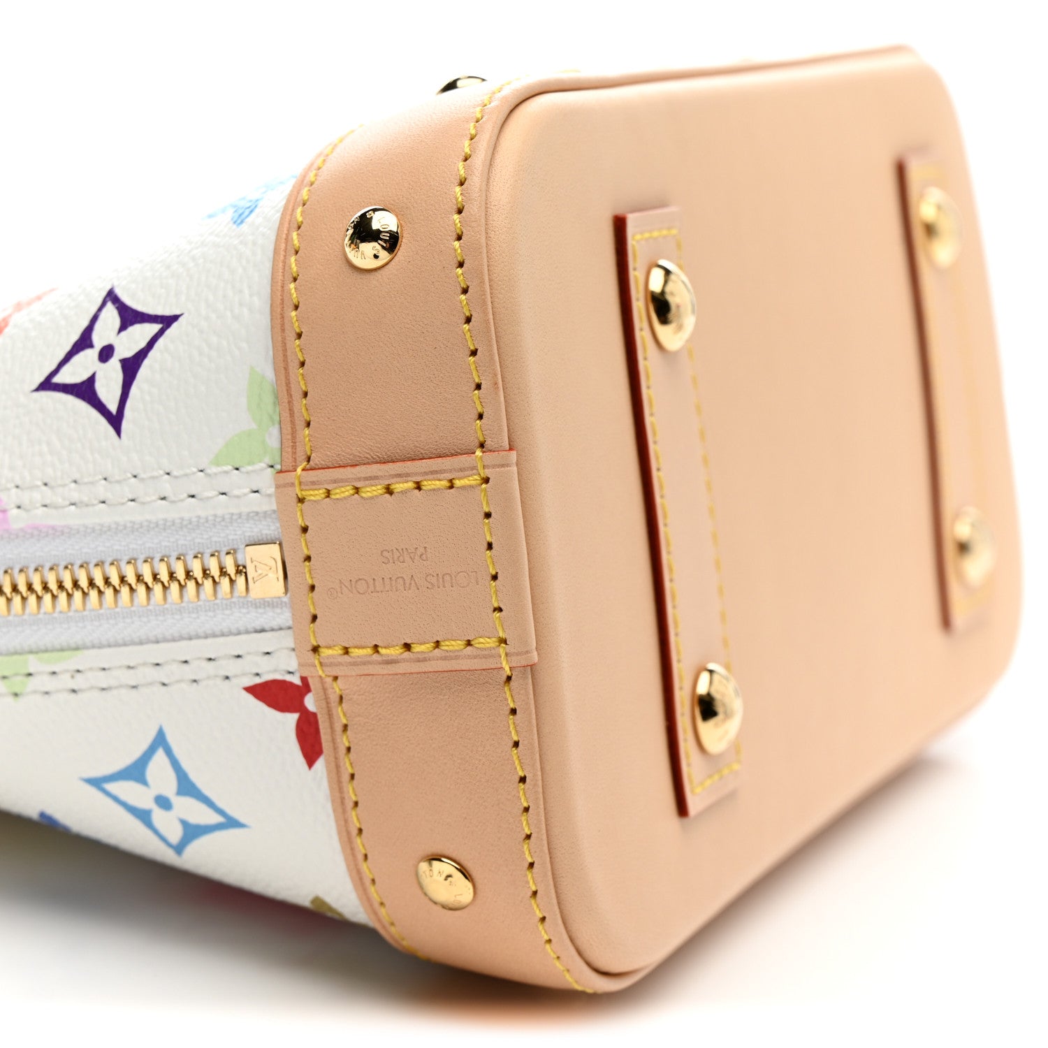 LV x TM Monogram Multicolor Alma BB White