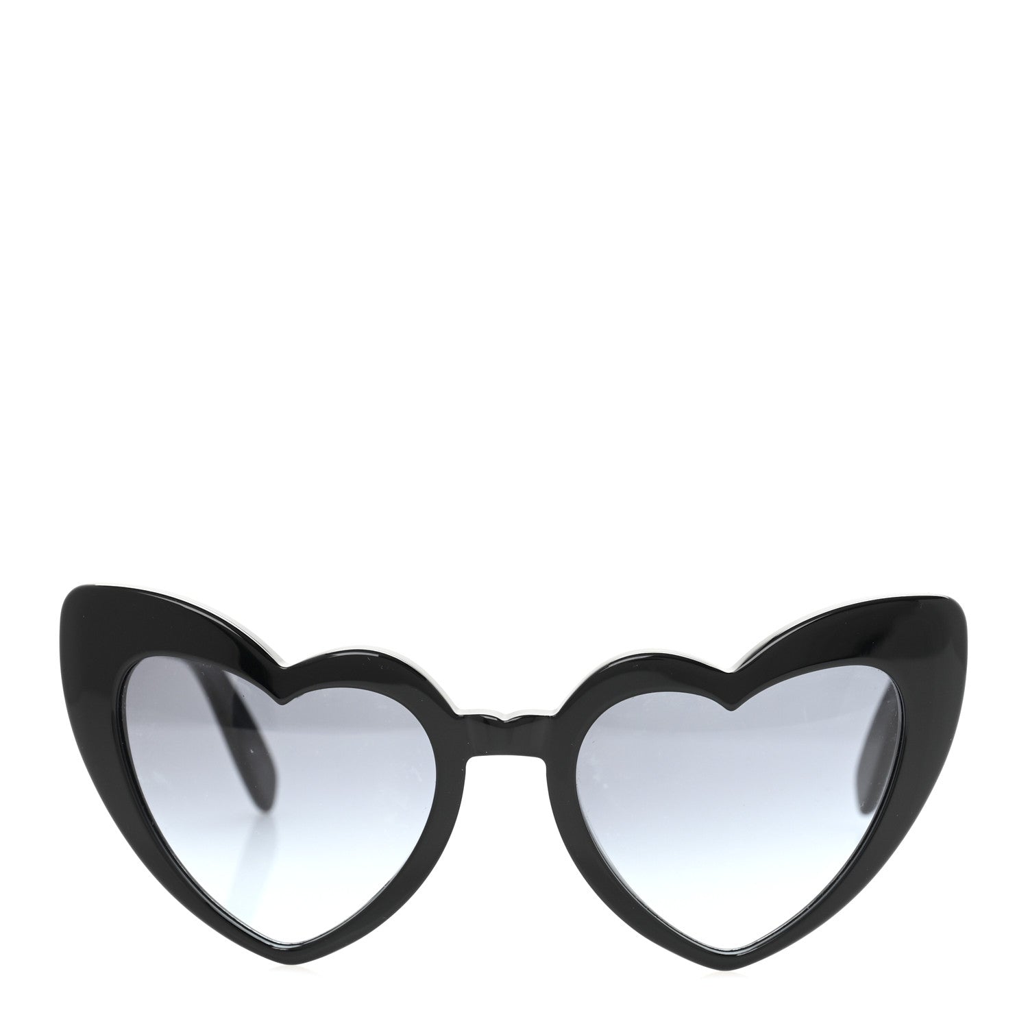 Acetate Heart Frame Loulou SL181 Sunglasses Black
