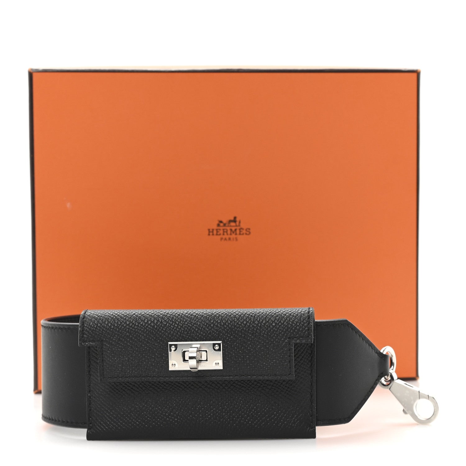 Swift Epsom Pocket Kelly Shoulder Strap Black