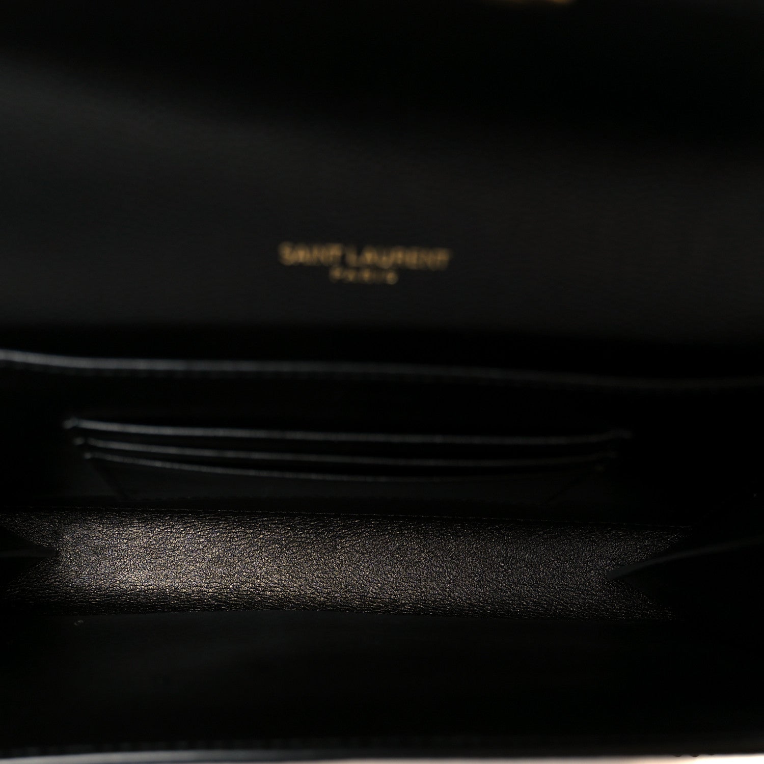 Grain De Poudre Monogram Cassandra Chain Wallet Black