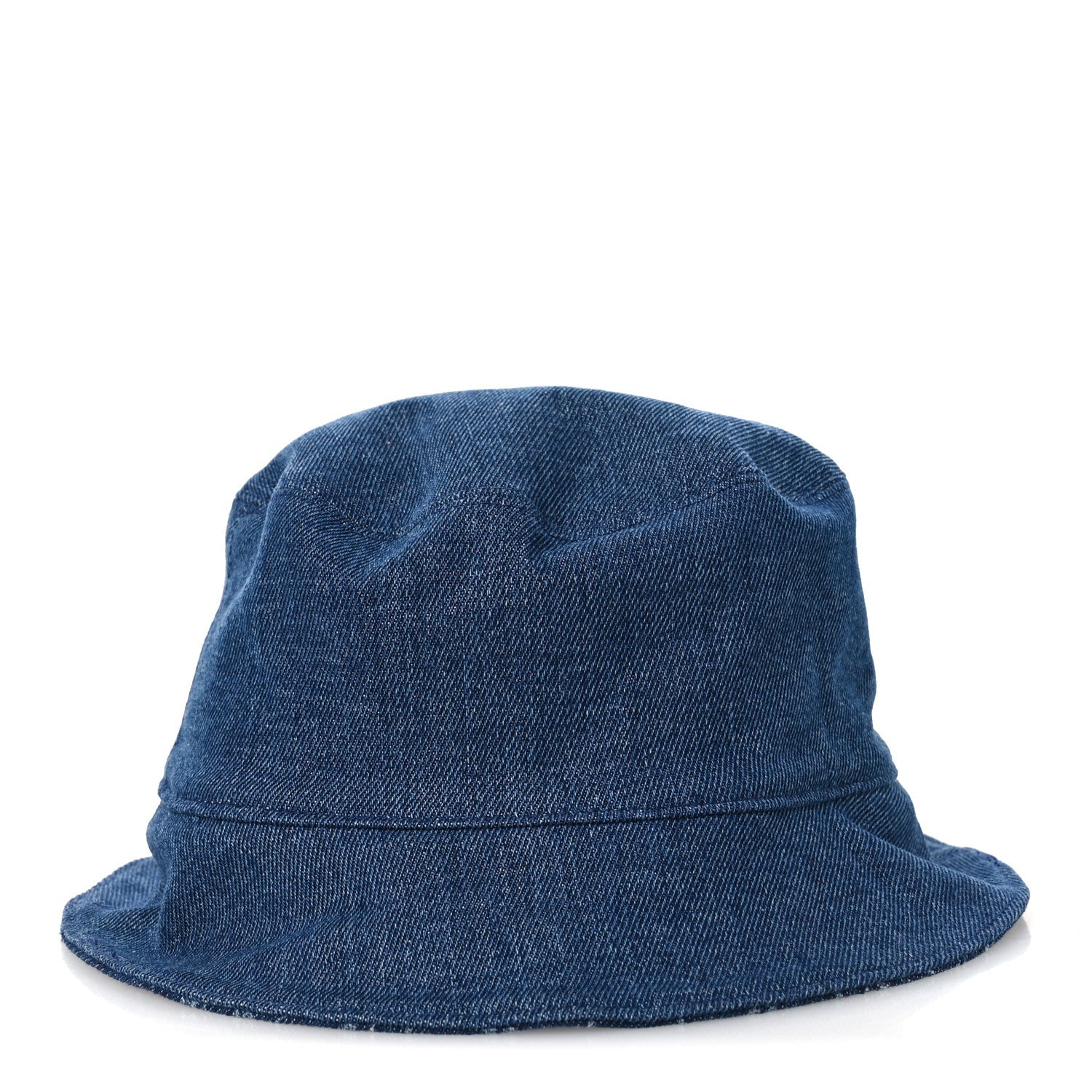 Monogram Denim Reversible Everyday Bucket Hat M Blue