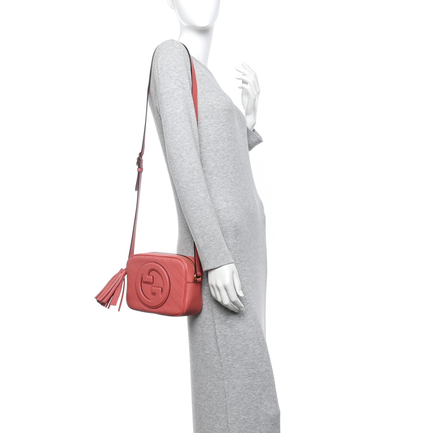 Sakai Be Green Calfskin Diagonal Stitched Small Blondie Shoulder Bag Gorgeus Grace