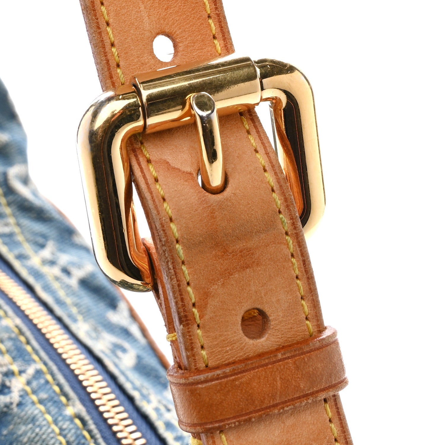 Monogram Denim Baggy PM Blue