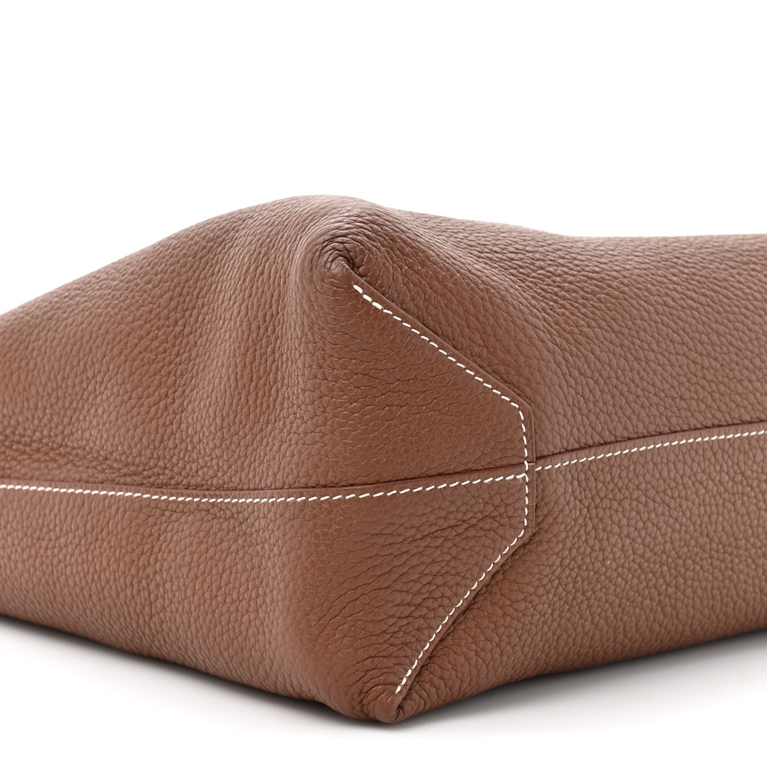 Taurillon Clemence Double Sens 36 Reversible Tote Marron Tosca