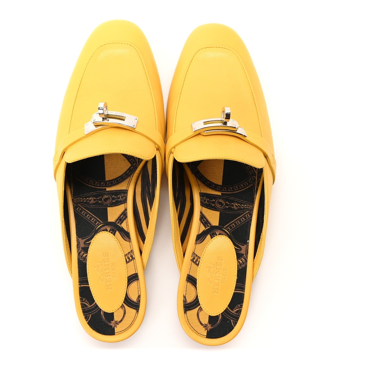 Goatskin Oz Mules 39 Jaune Sable
