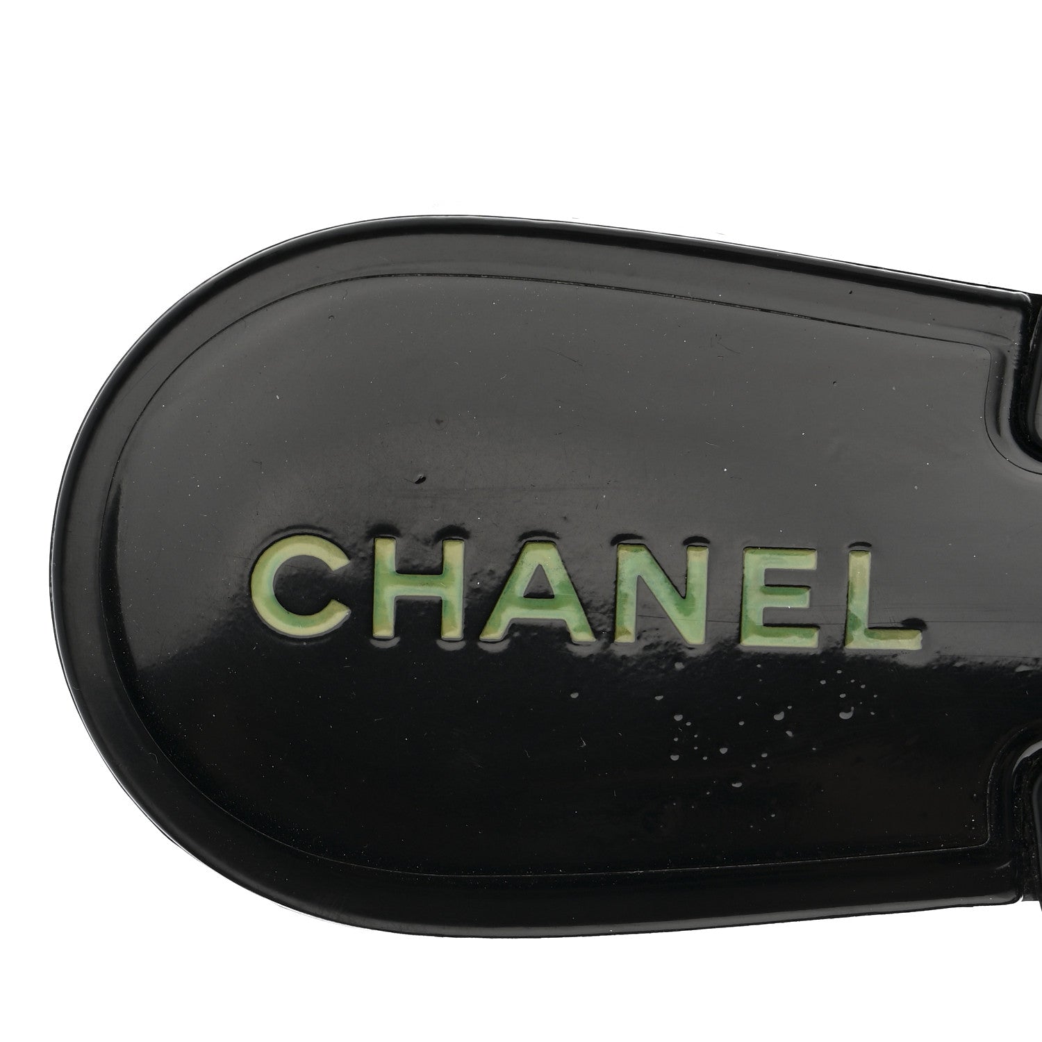 Jelly Camellia Thong Sandals 37 Black