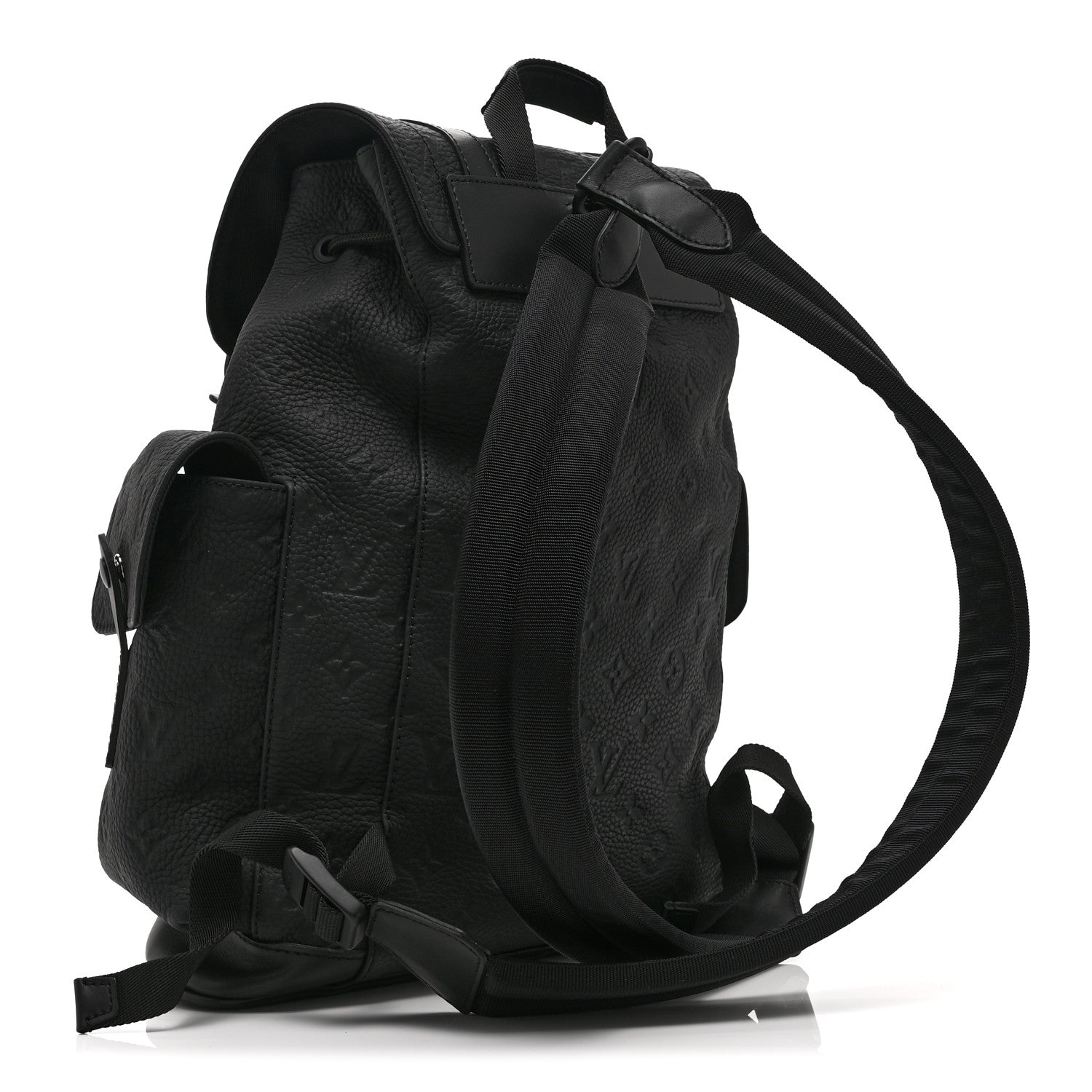 Taurillon Monogram Christopher PM Backpack Black