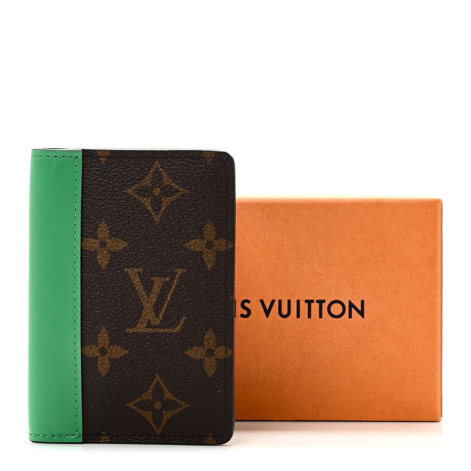 Monogram Macassar Pocket Organizer NM Borneo Green