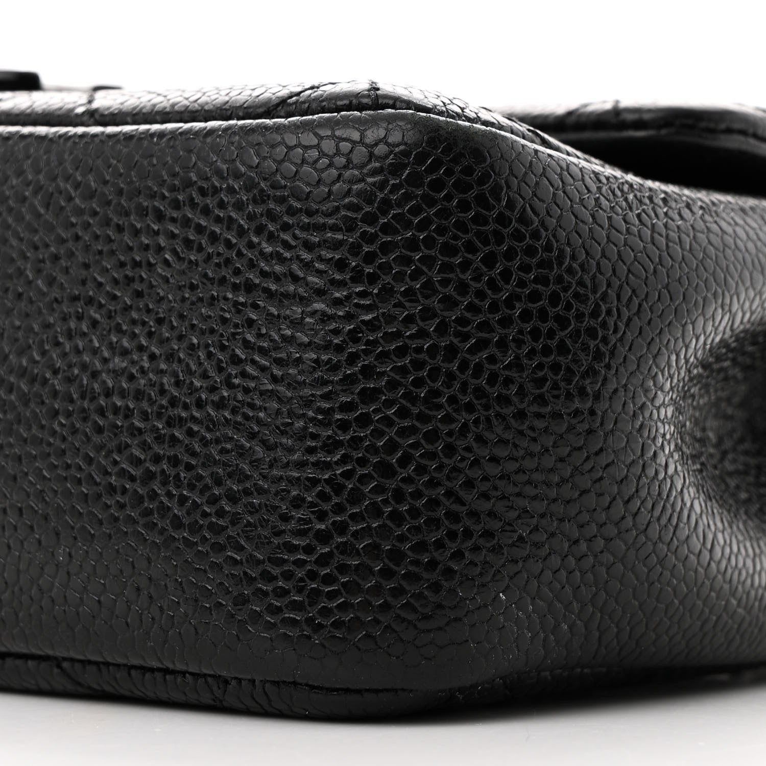 Caviar Quilted Incognito Mini Square Flap Black
