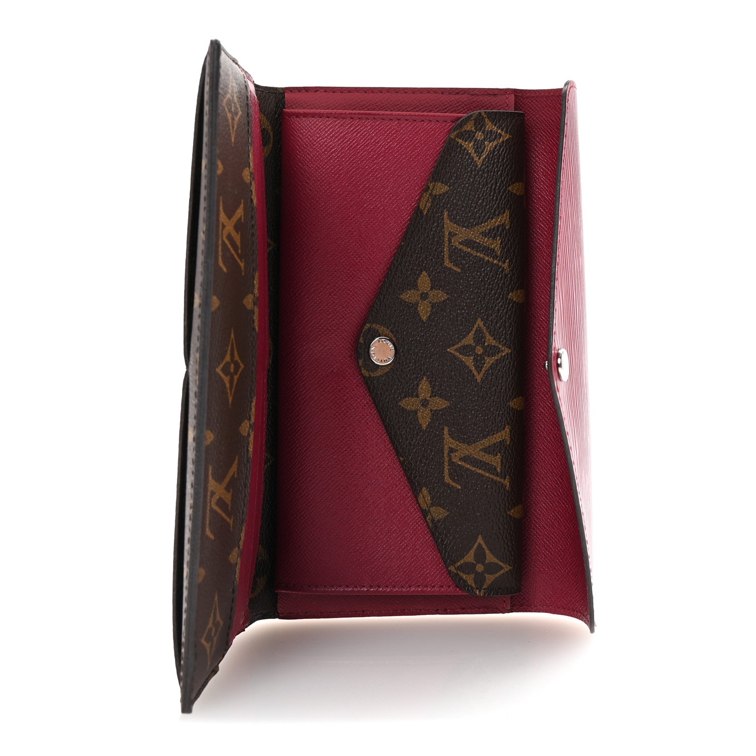 Monogram Epi Marie-Lou Long Wallet Fuchsia